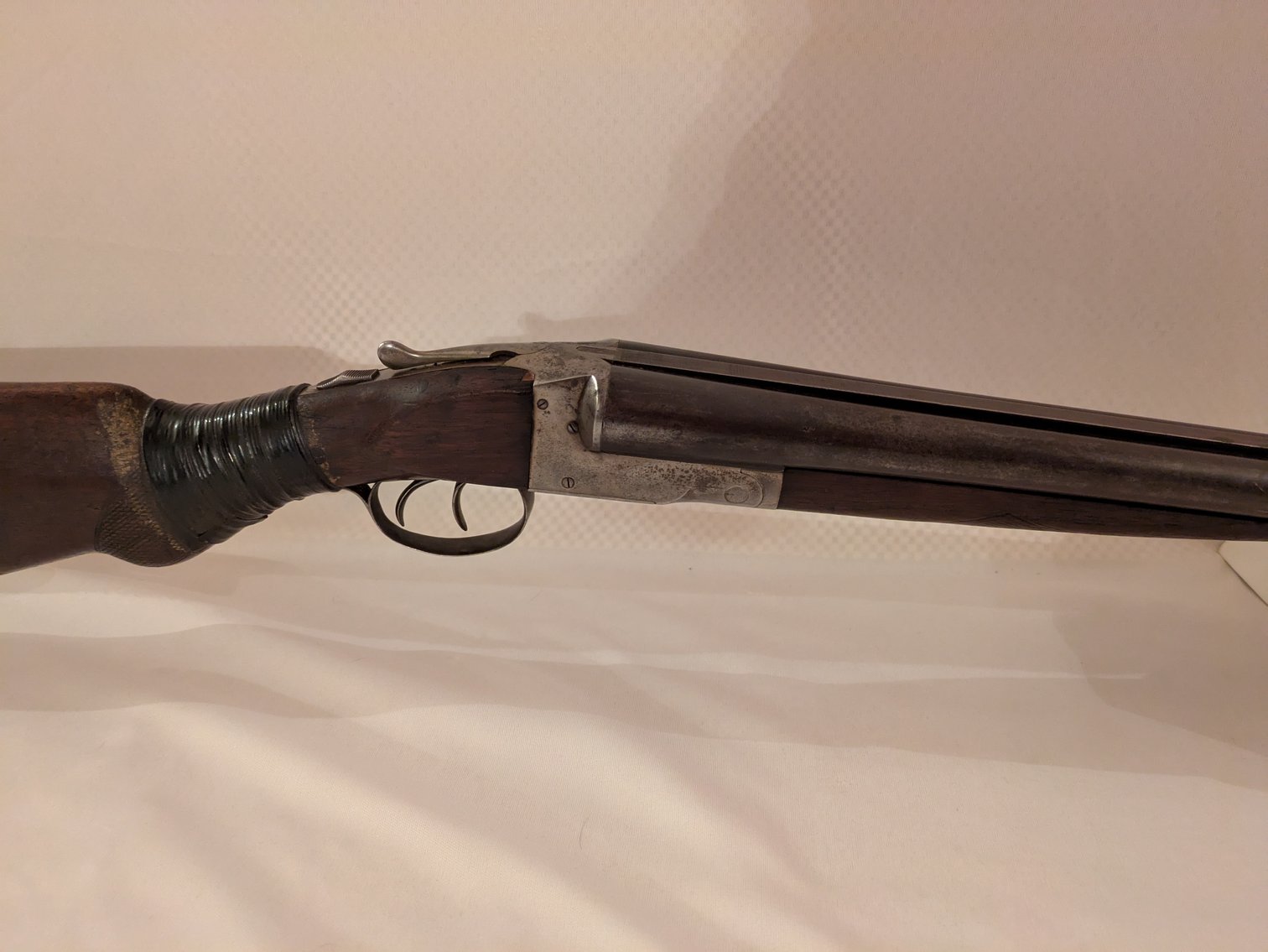 Image for Warner Arms 12 Gauge Side By Side, Serial # 23709 (Stock Cracked & Taped)