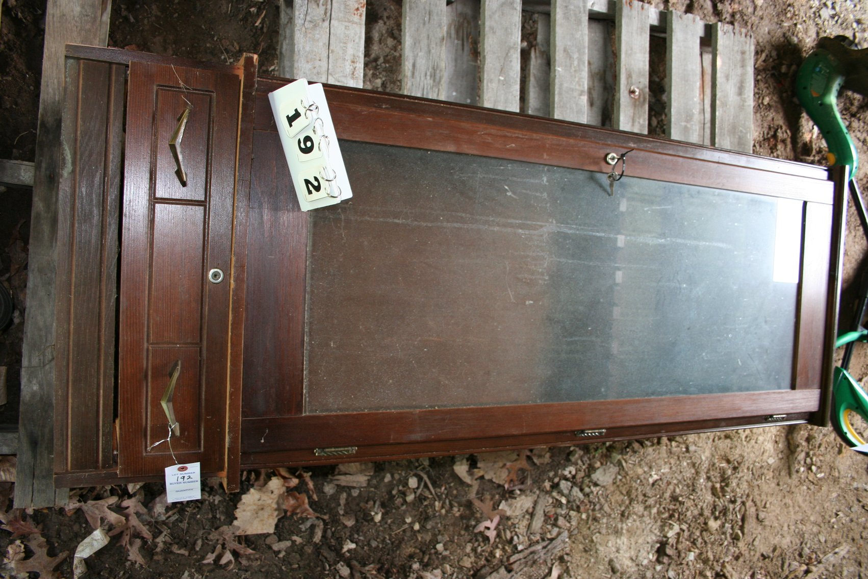 Image for Wooden Gun Cabinet Holds 6 Guns