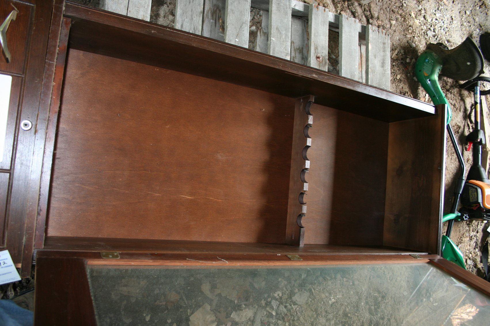 Image for Wooden Gun Cabinet Holds 6 Guns