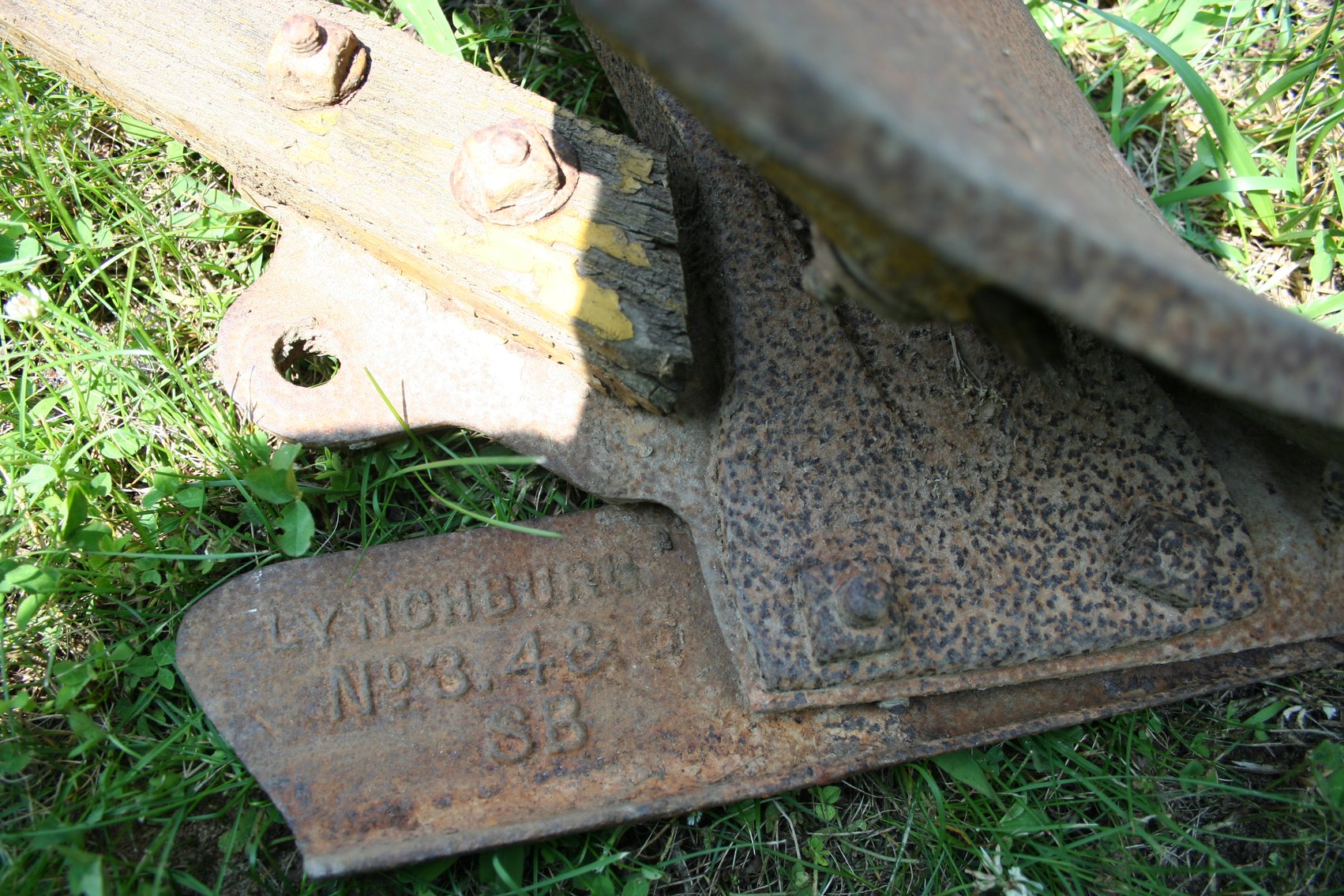 Image for Antique Horse Drawn Plow No 3, 4 & 6 Made in Lynchburg VA 1800's