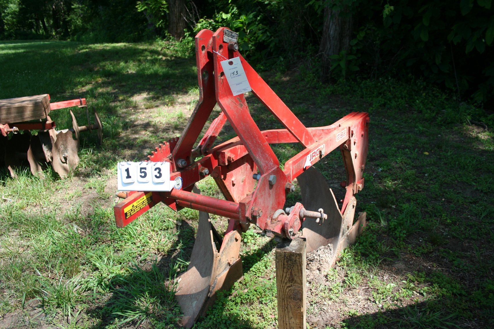 Image for Taylor Way #282 Double Bottom Plow with Pin Adjustment 3 Point