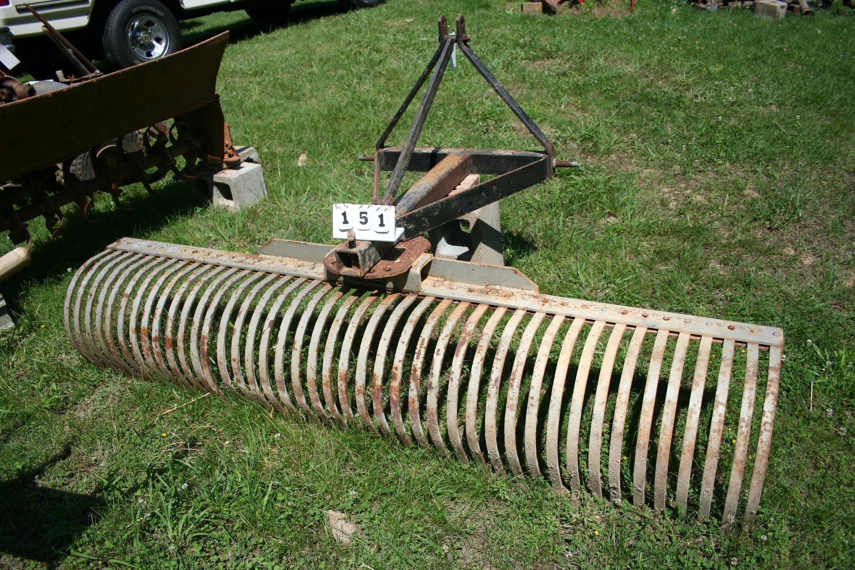 Image for Rock Rake 7 Foot 3 Point Good Condition