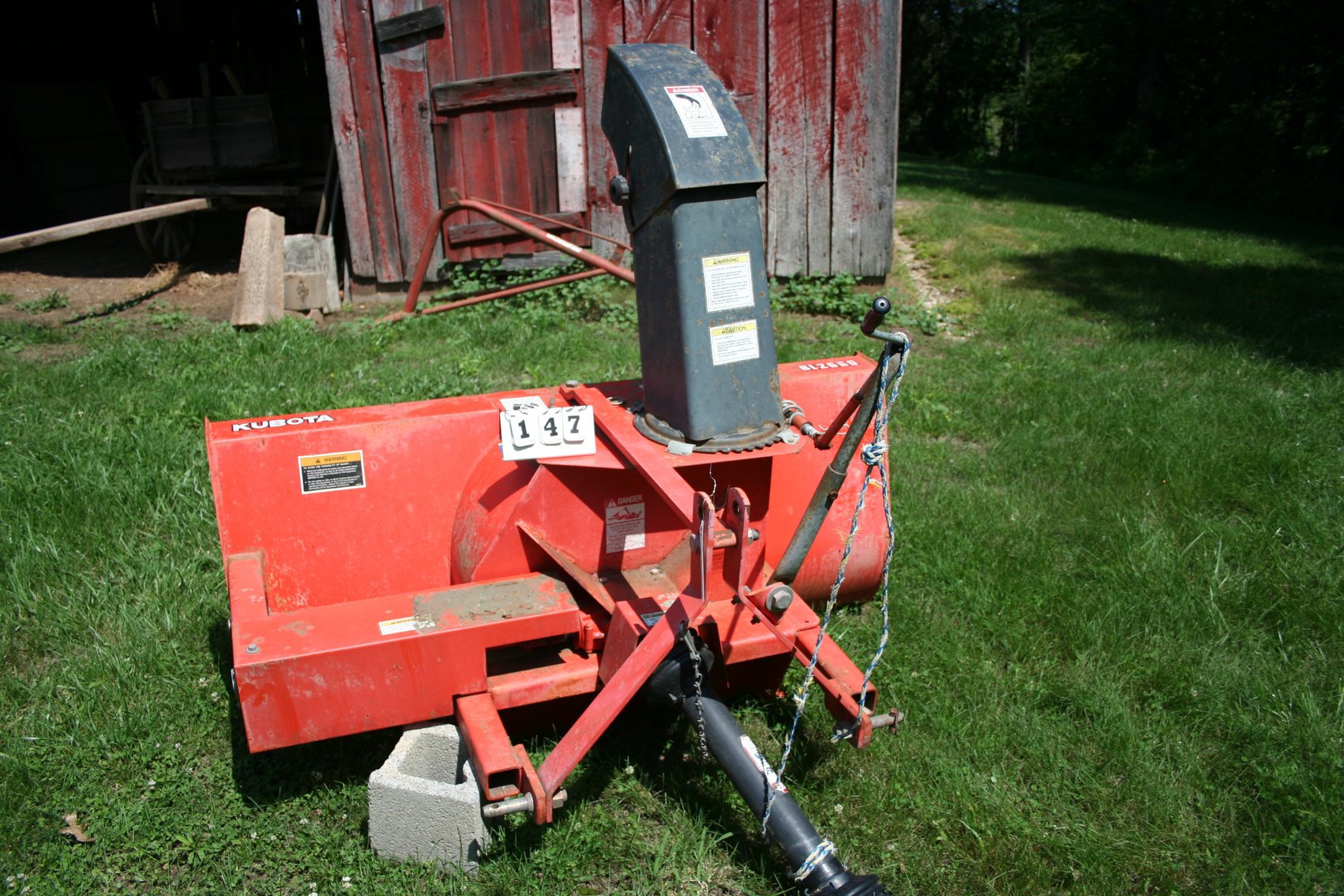 Image for Kubota BL 2660 Snow Blower 3 Point Good Condition