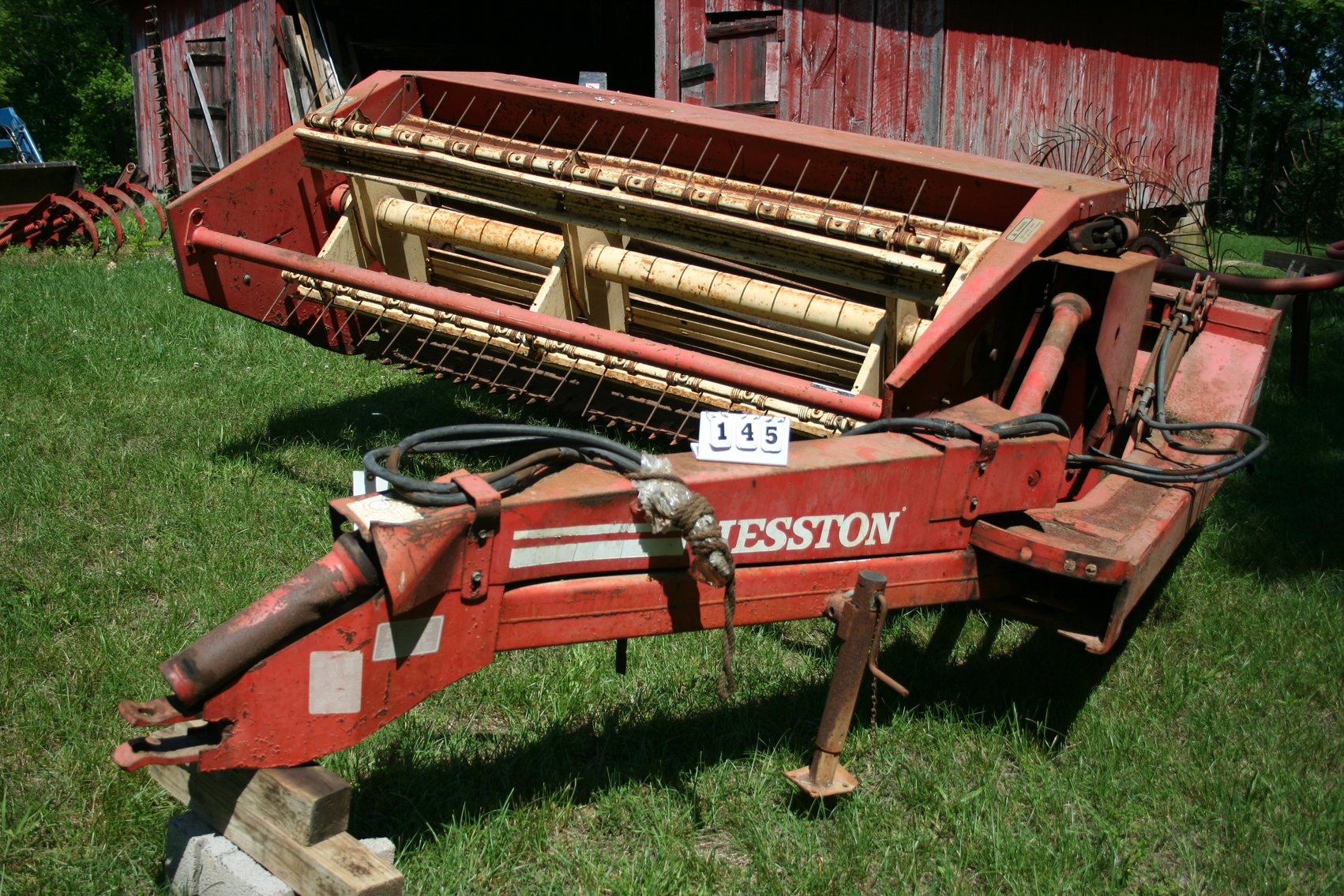Image for Hesson 1070 Mower Conditioner / Wind Rower Good Condition - Serial #1070-1213