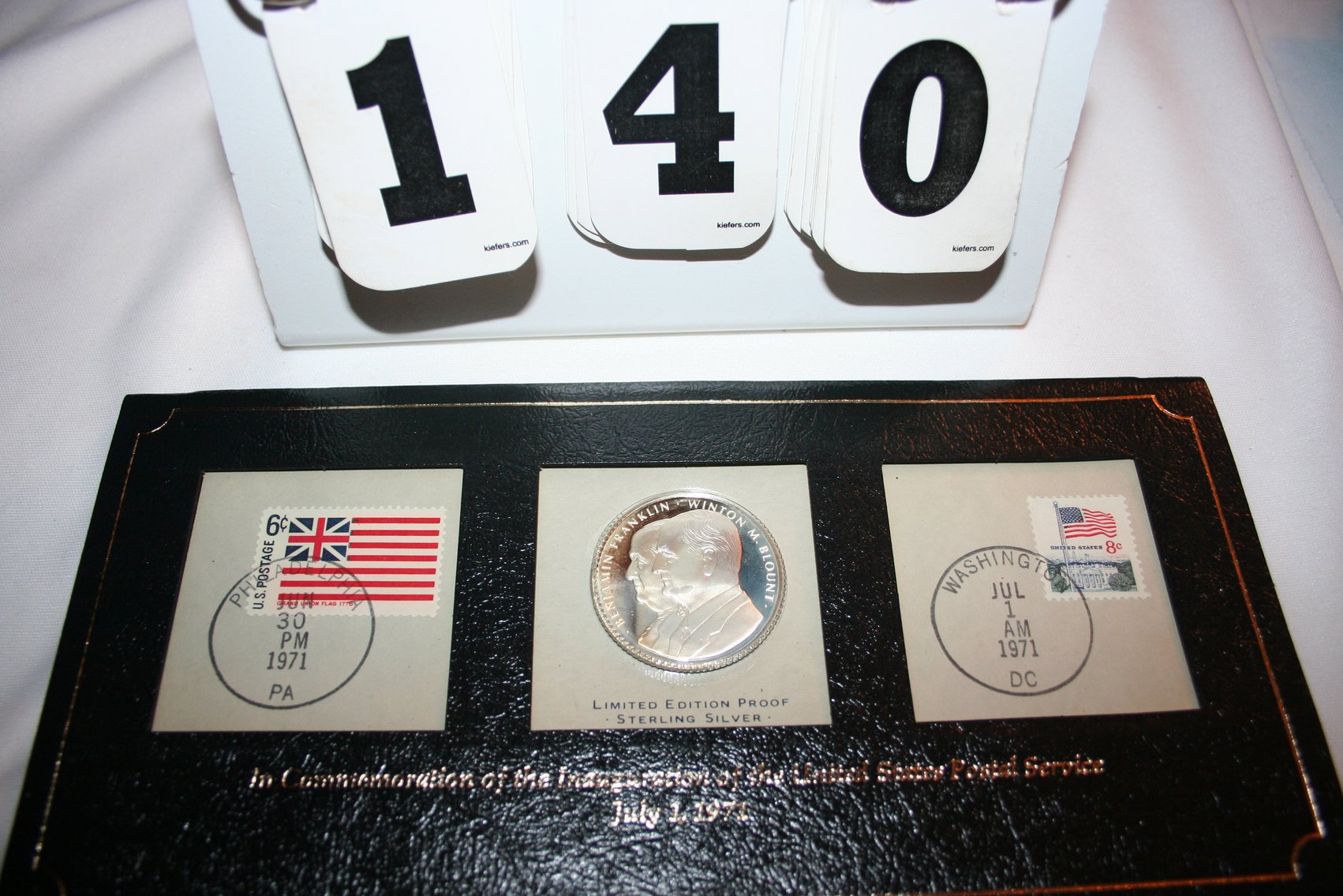 Image for Inauguration of the US Postal Service July 1, 1971 Sterling Silver