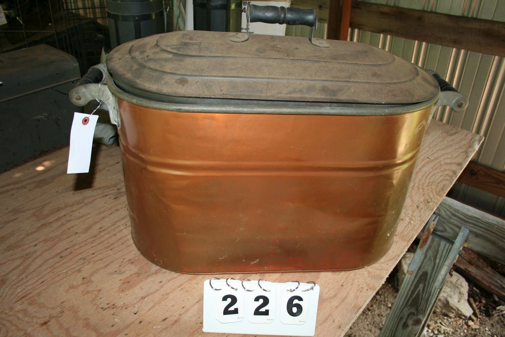 Image for Copper Boiler Wood Handles