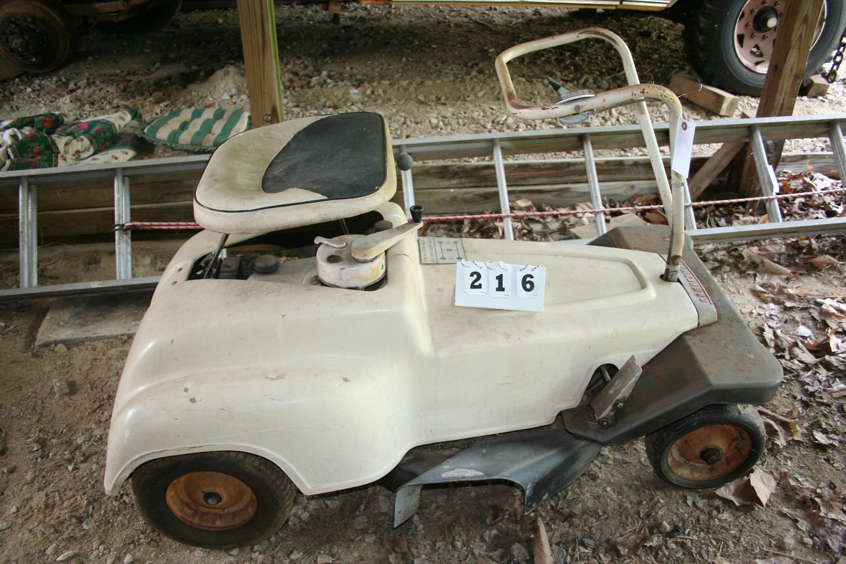 Image for Antique Craftsman Riding Lawn Mower