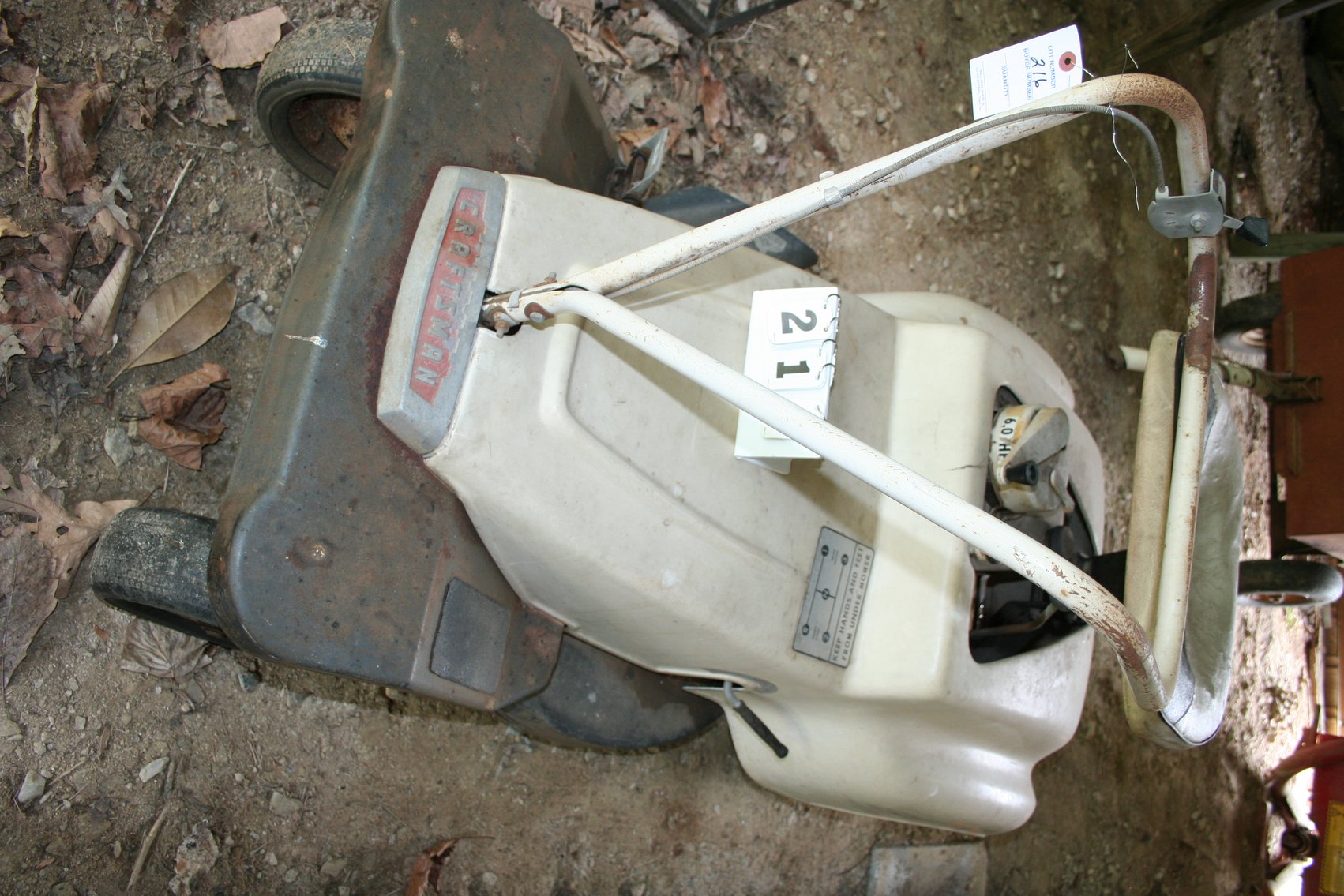 Image for Antique Craftsman Riding Lawn Mower
