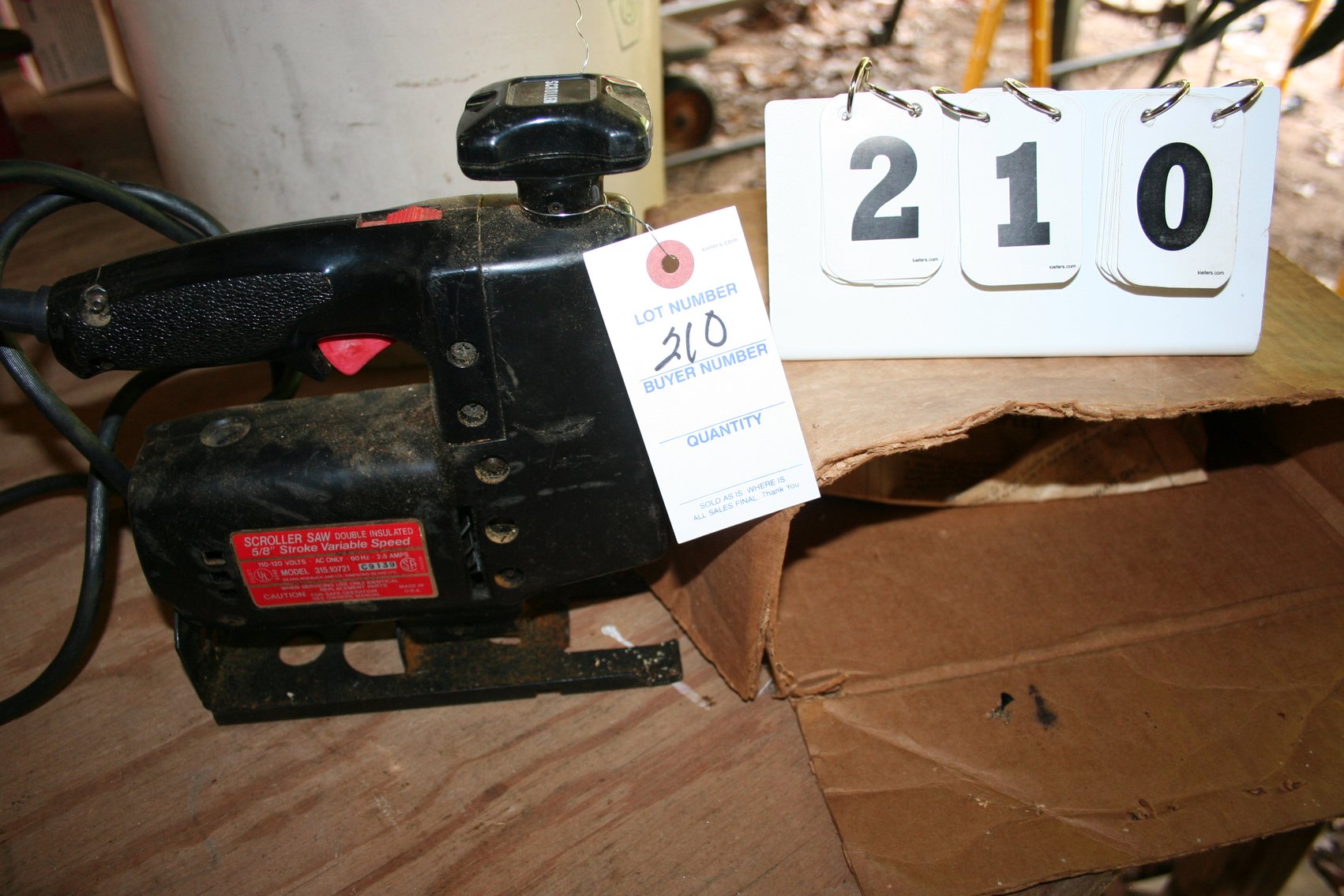 Image for Craftsman Scroller Saw - Working