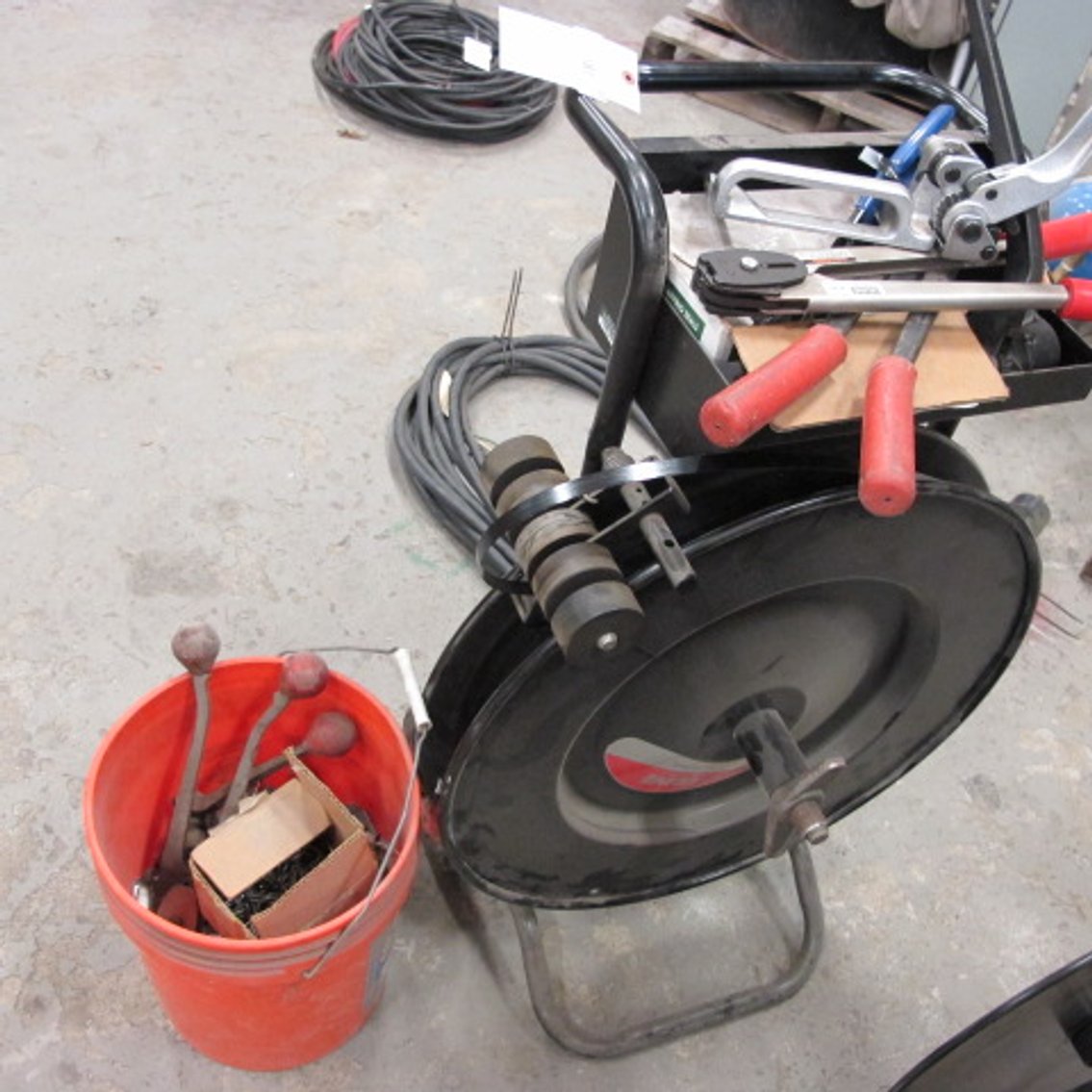 Image for Uline Metal Strapping Cart / Bender