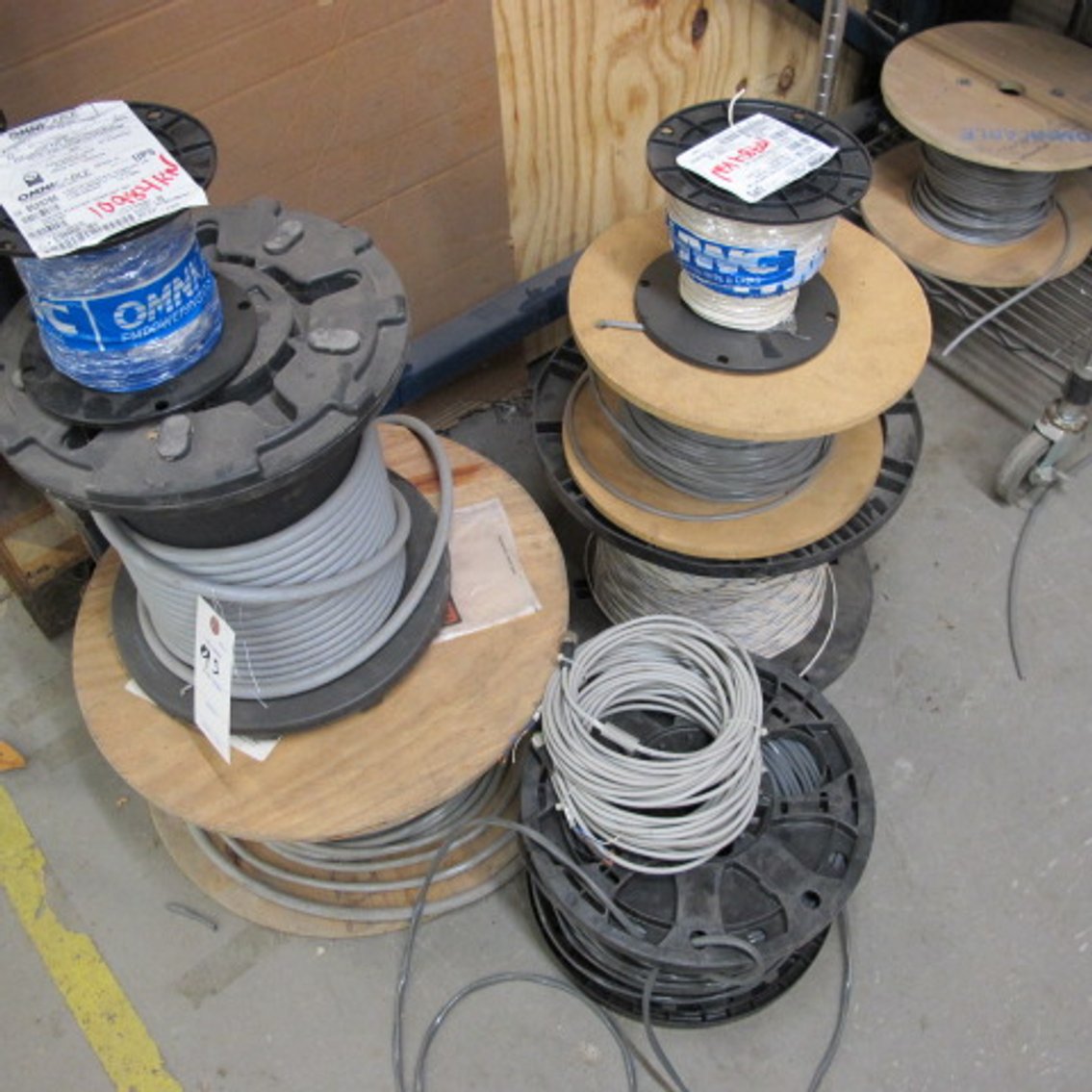 Image for Electrical Wire and Metal Shelf