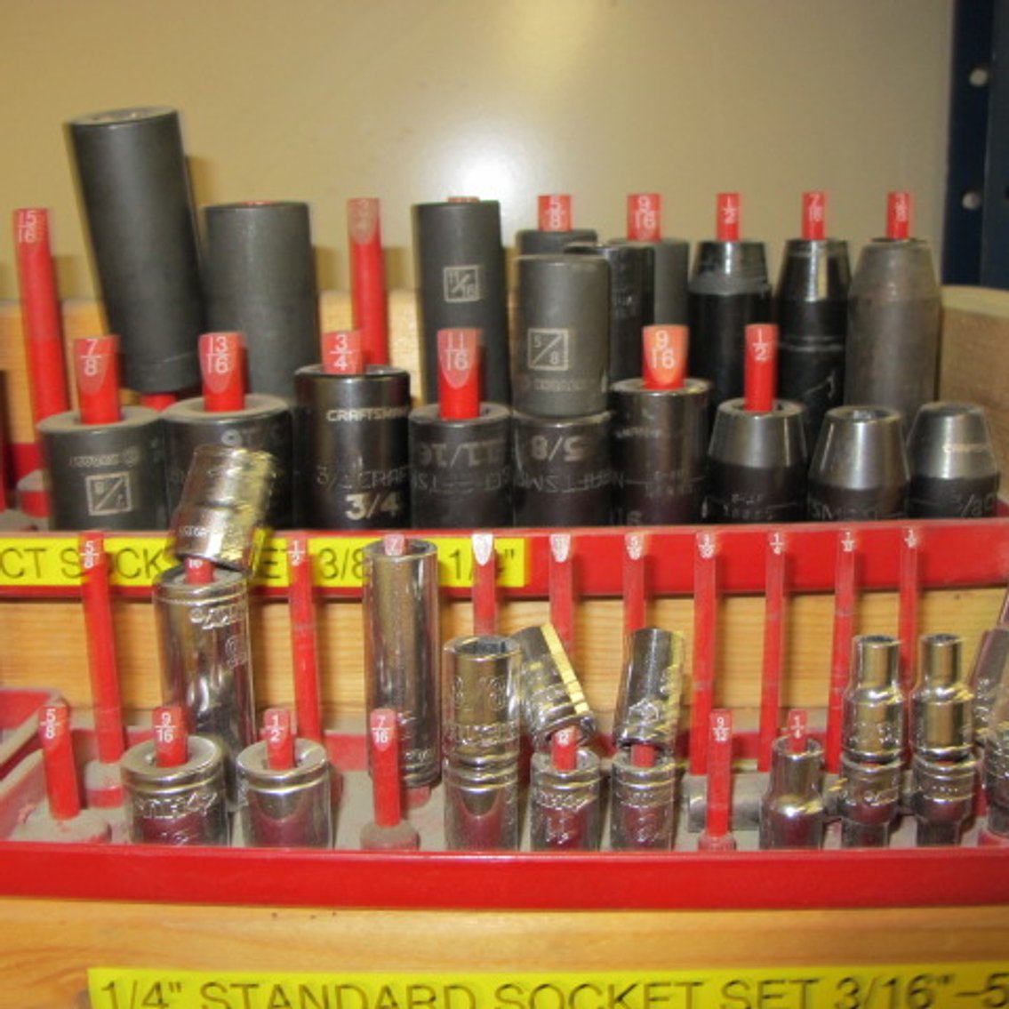 Image for Assortment of Sockets and Contents of Wall