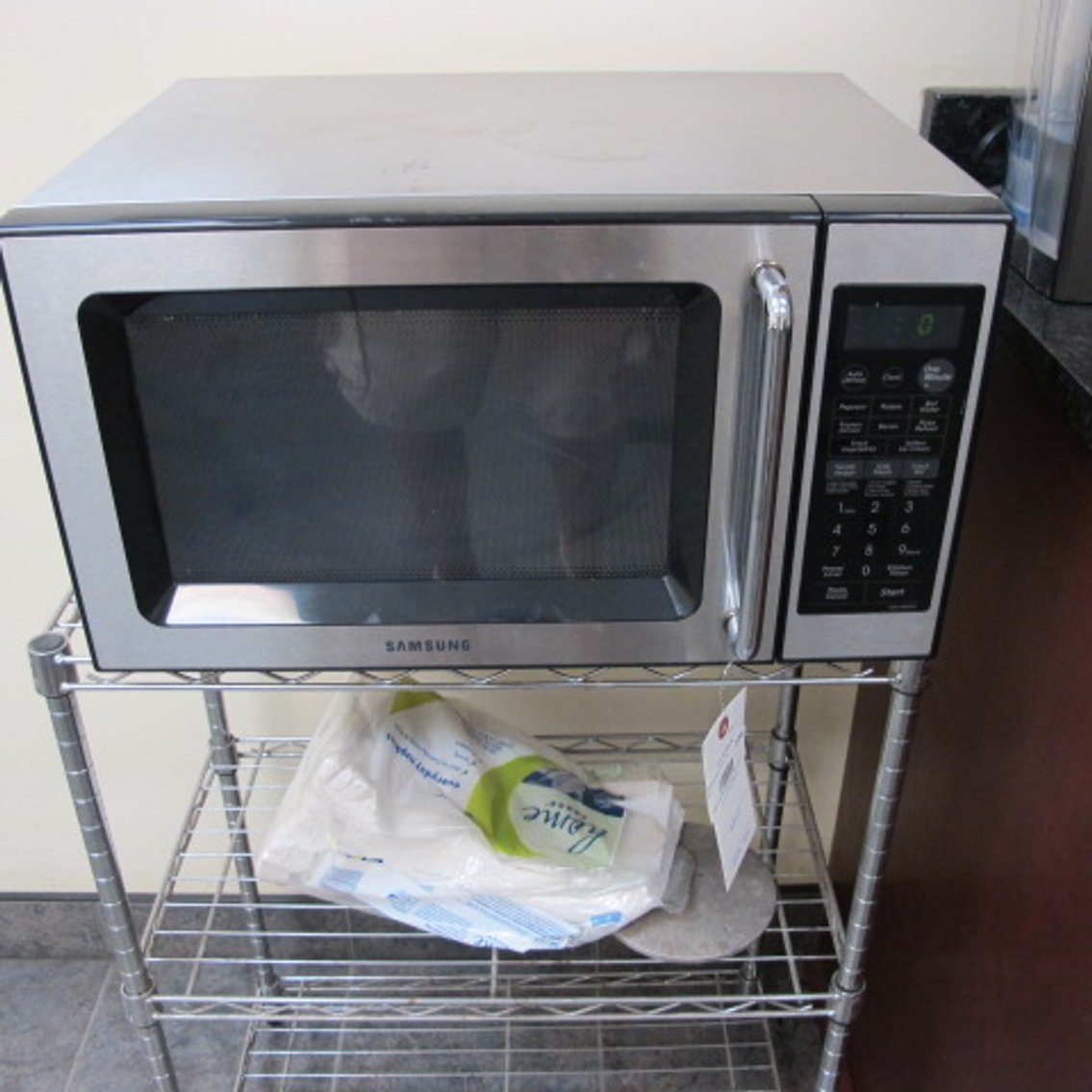 Image for Metal Cart, Samsung Microwave, Keurig, Taotronics Toaster, Bunn Coffee Maker, Single Burner Heater