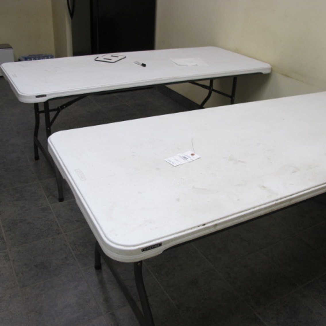 Image for 2 Count White Lifetime Folding Tables