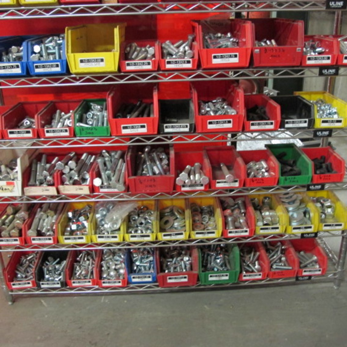 Image for Bolt Bin Shelf and Contents