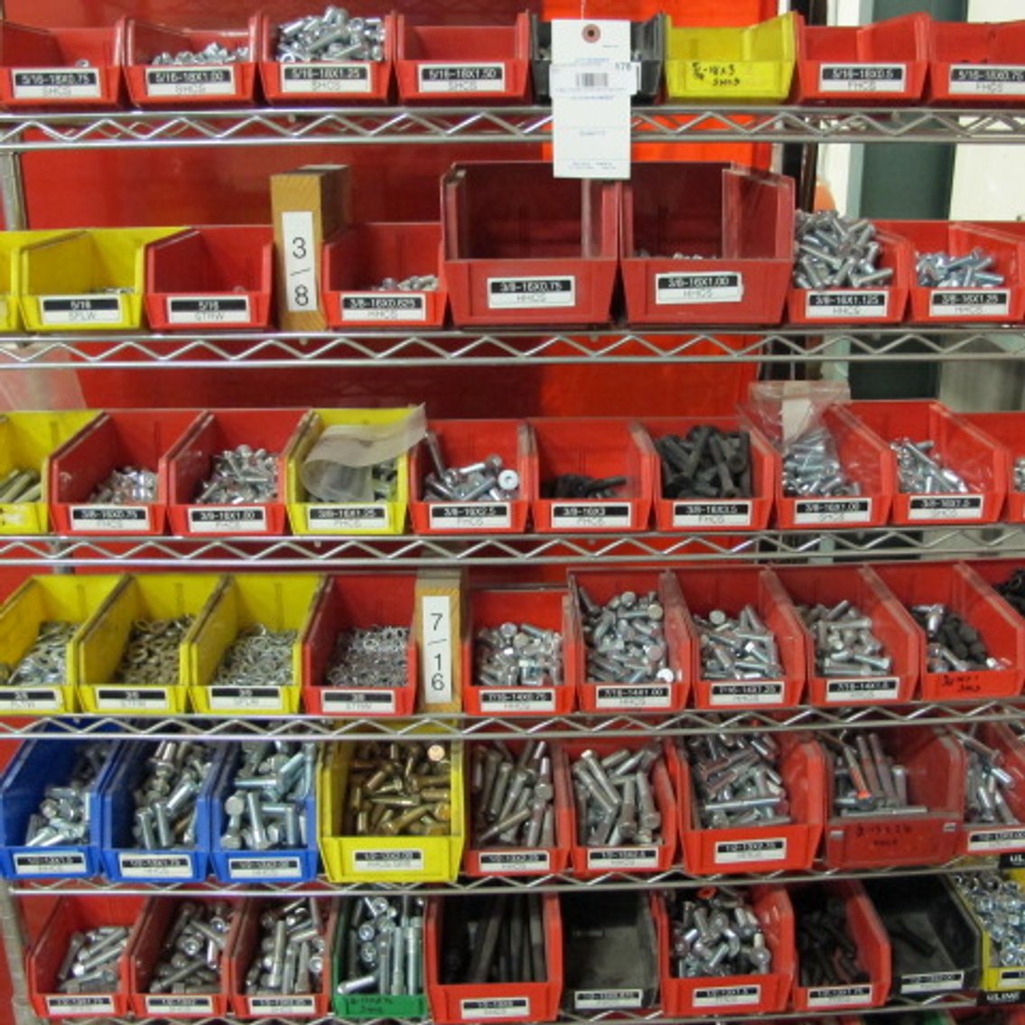 Image for Bolt Bin Shelf and Contents