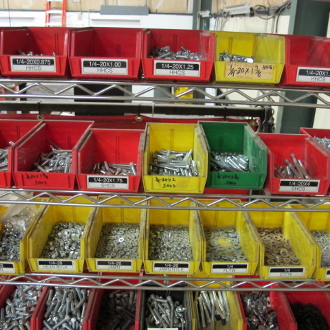 Image for Bolt Bin Shelf and Contents