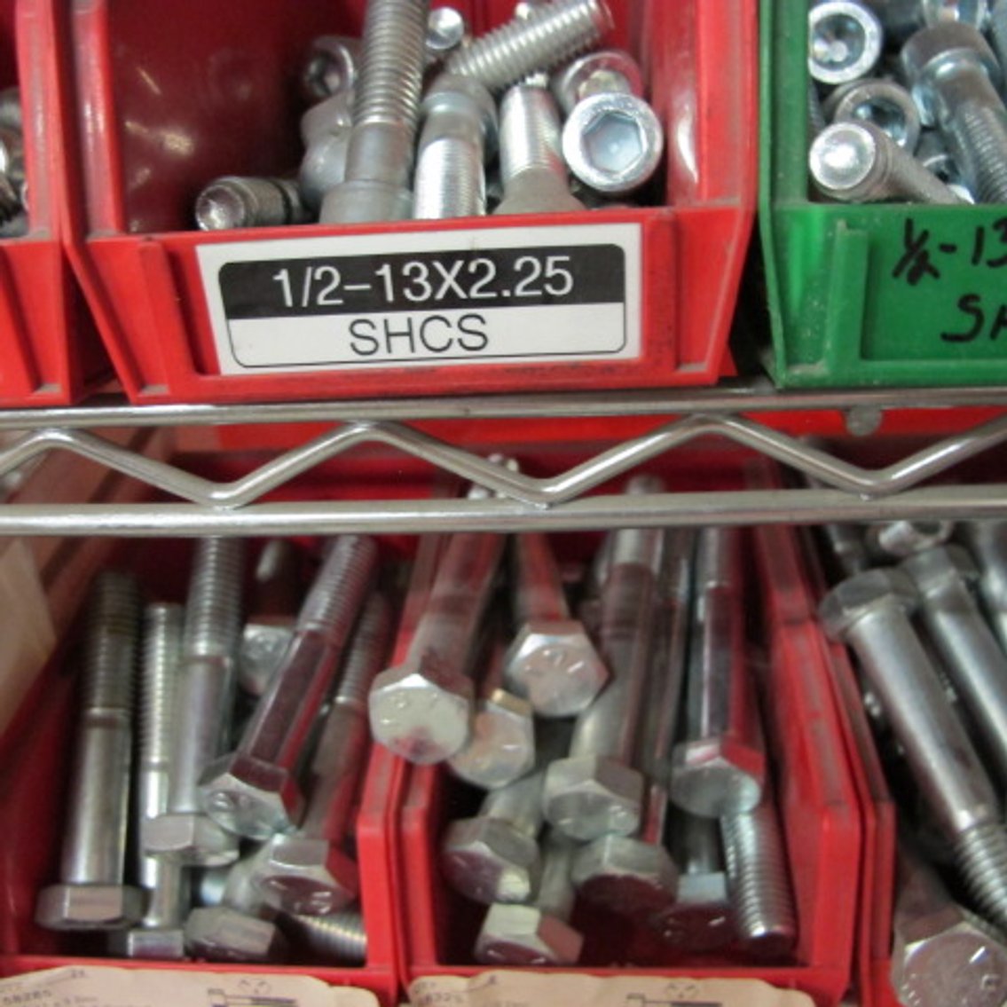 Image for Bolt Bin Shelf and Contents