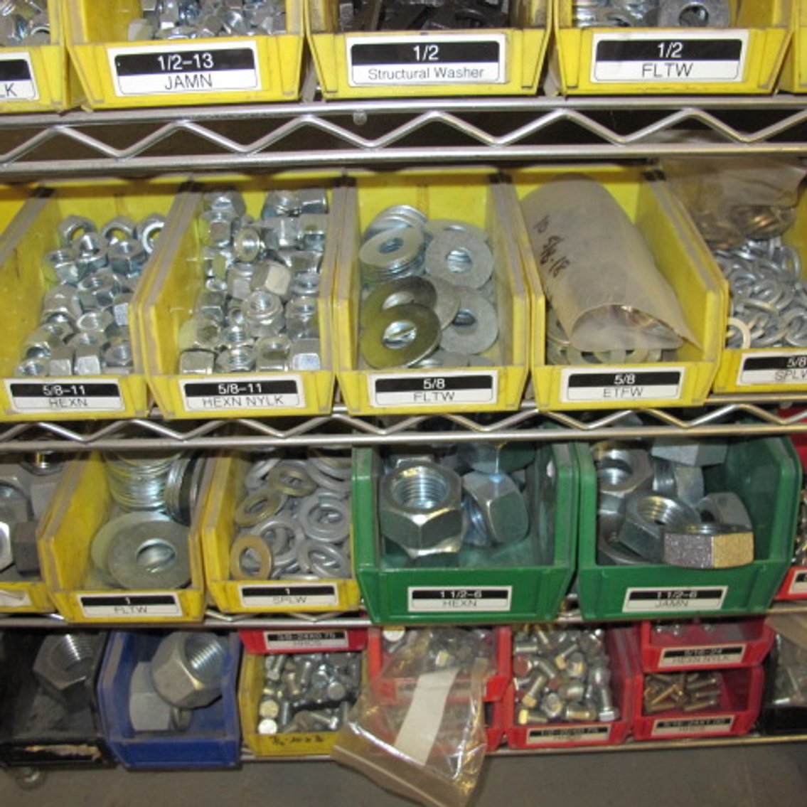 Image for Bolt Bin Shelf and Contents