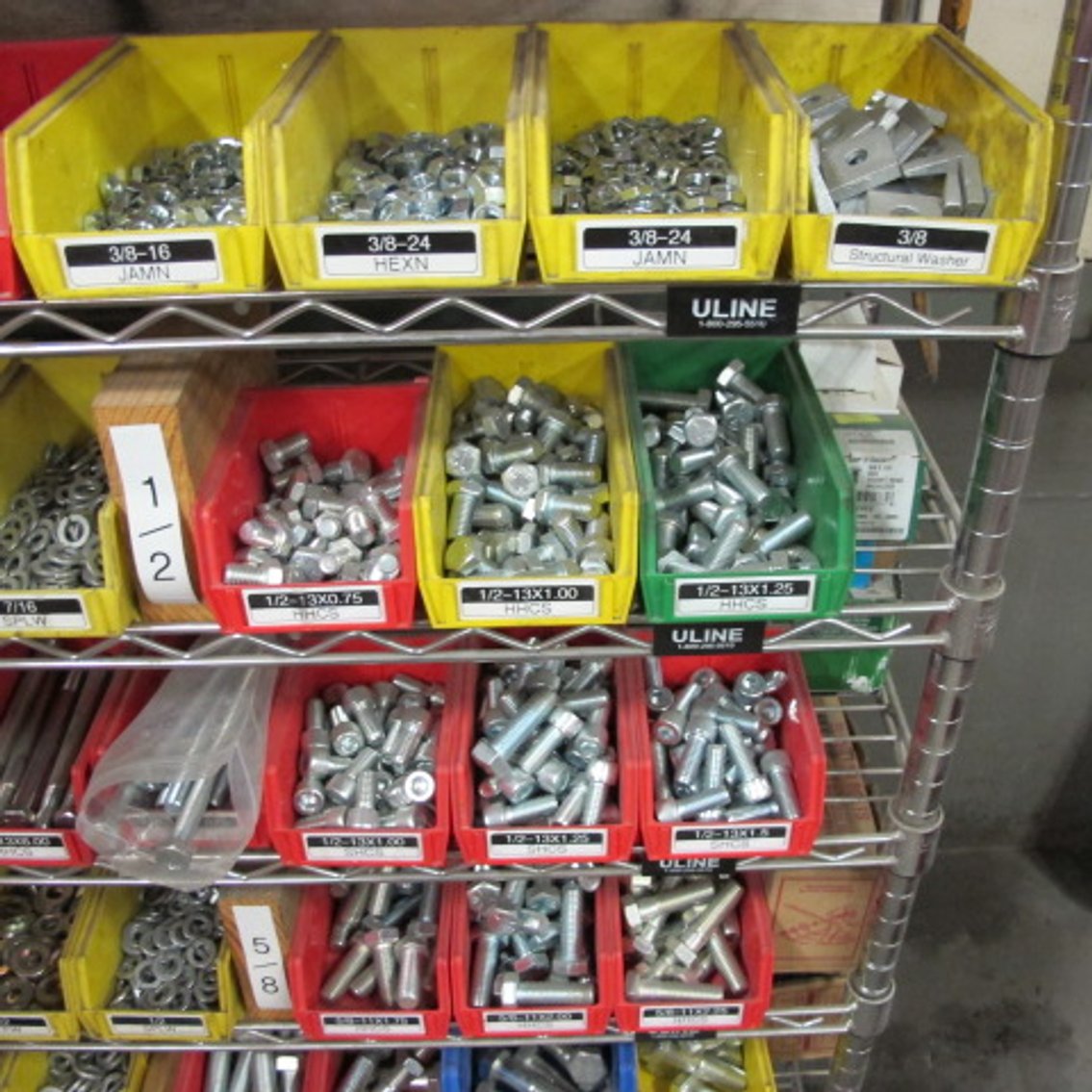 Image for Bolt Bin Shelf and Contents