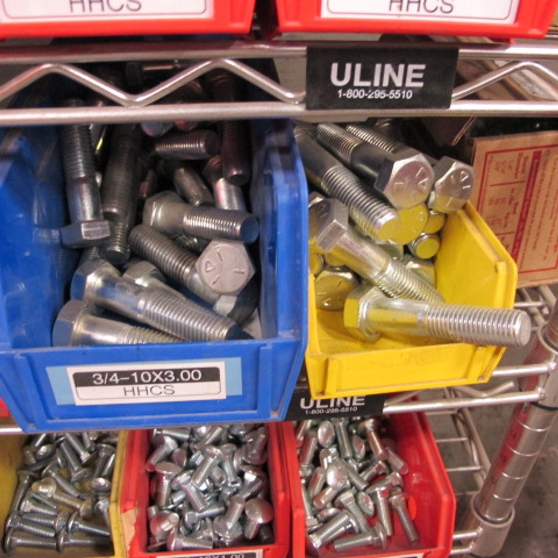 Image for Bolt Bin Shelf and Contents