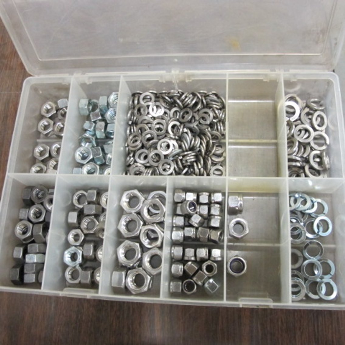 Image for Assortment of Hardware in Plastic Bins
