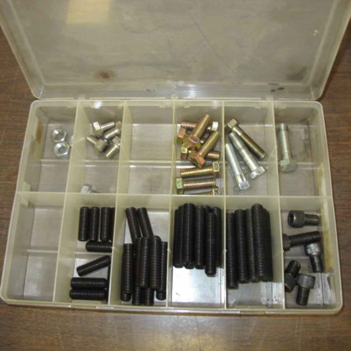 Image for Assortment of Hardware in Plastic Bins