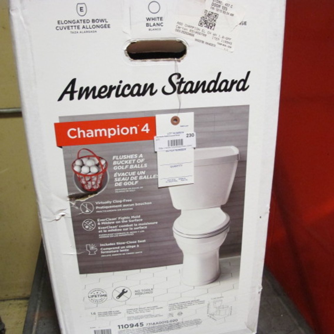 Image for American Standard Champion 4 Complete Toilet (New)