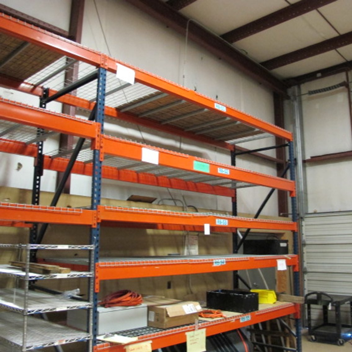 Image for Industrial Shelves (Red / 3 sections)