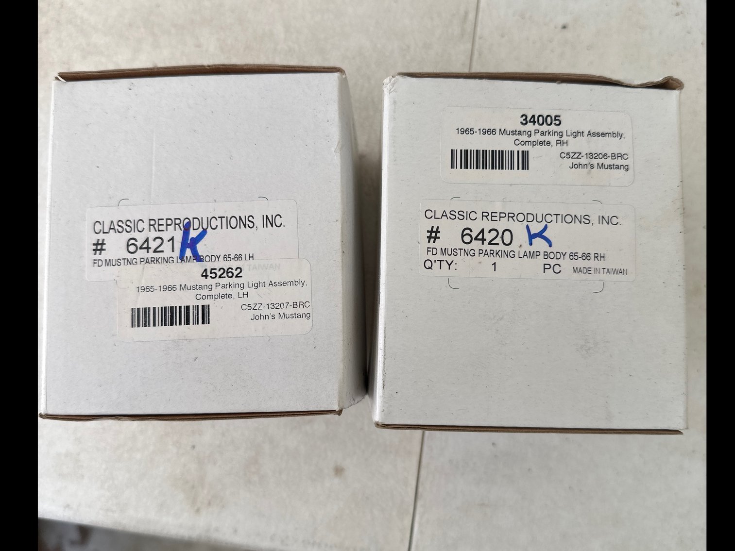 Image for Parking lamp left and right