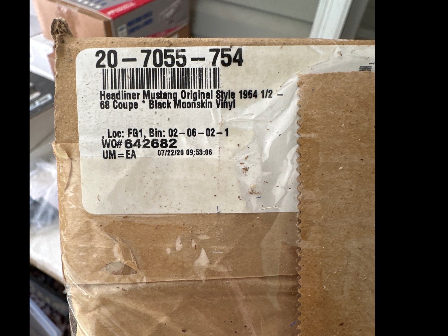 Image for Head liner black