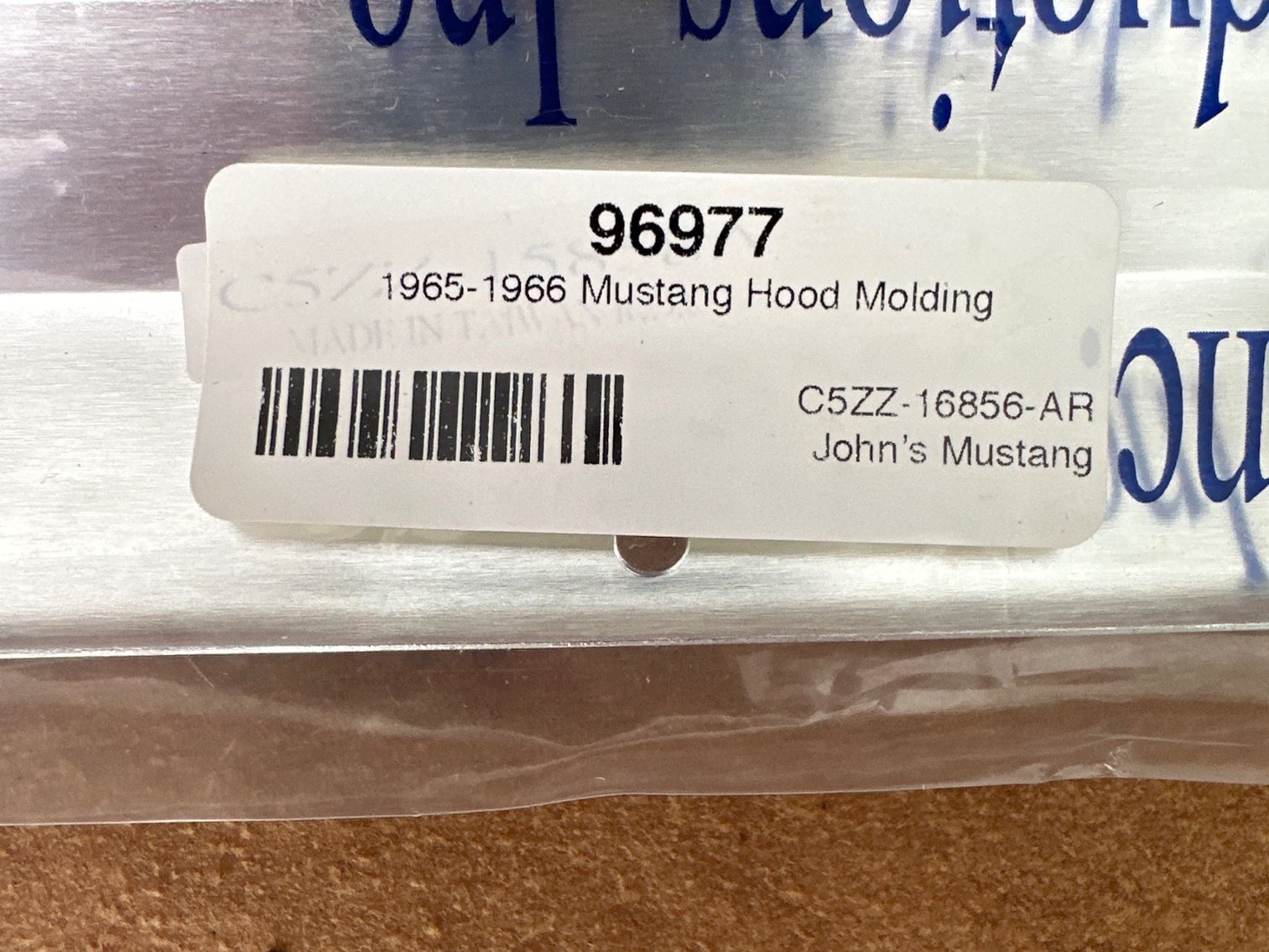 Image for Hood molding