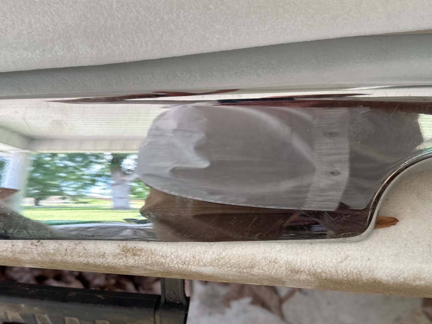 Image for Rear chrome bumper