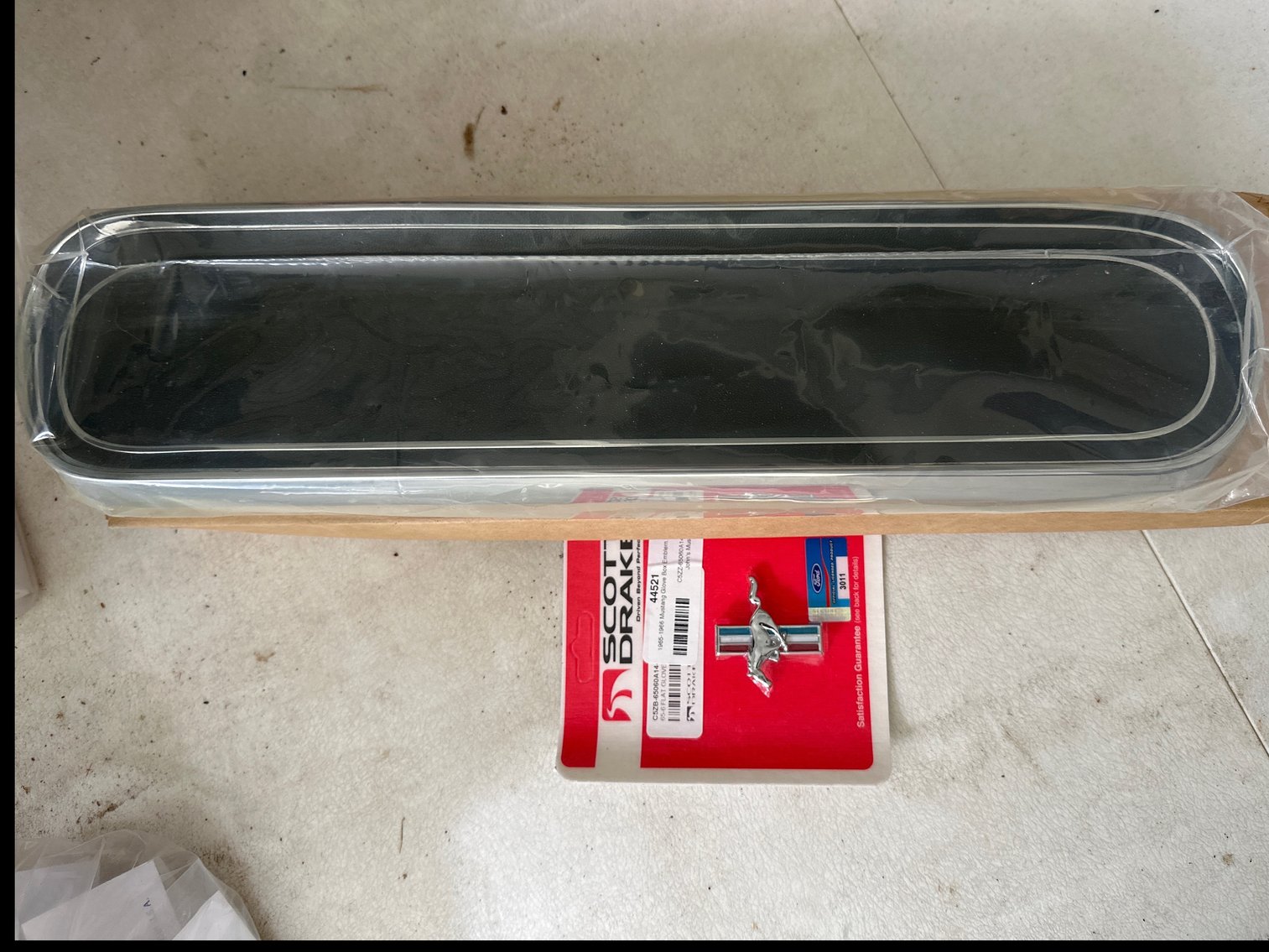 Image for Glove box door and emblem