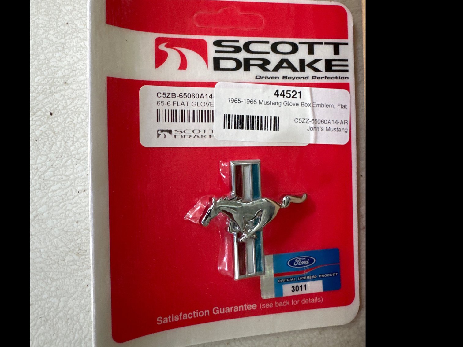 Image for Glove box door and emblem