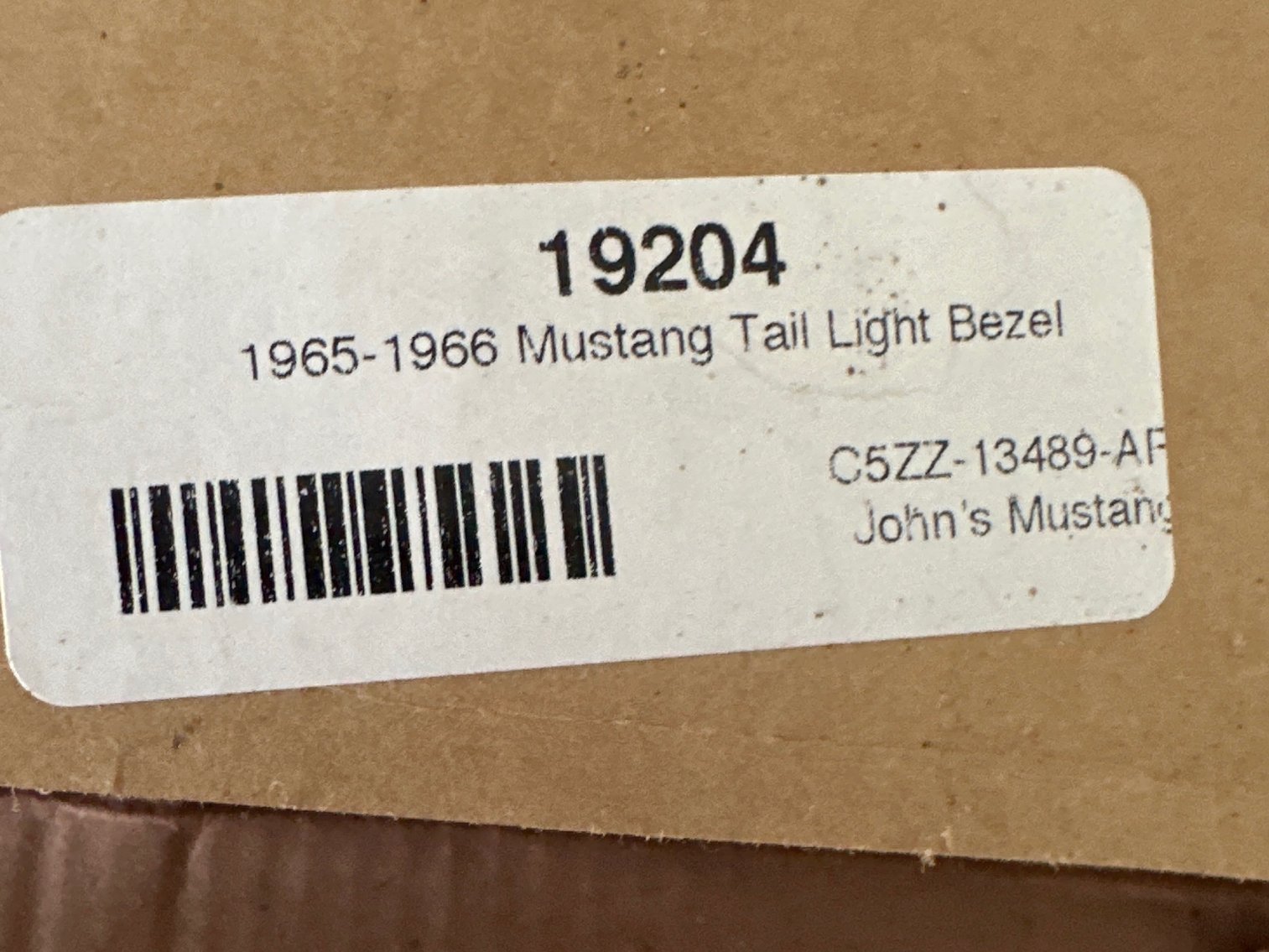 Image for Tail light bezel