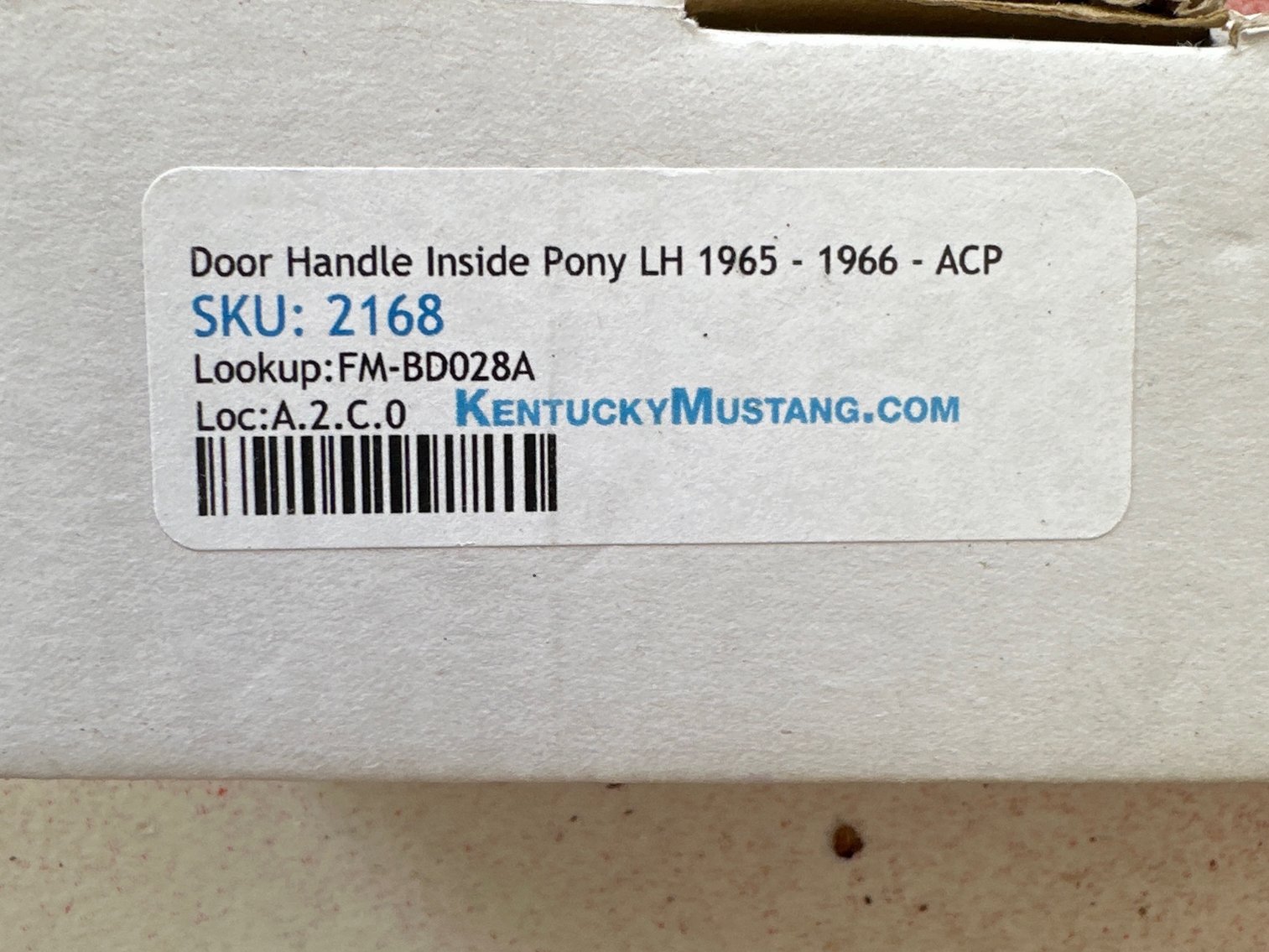 Image for Door handle inside LH