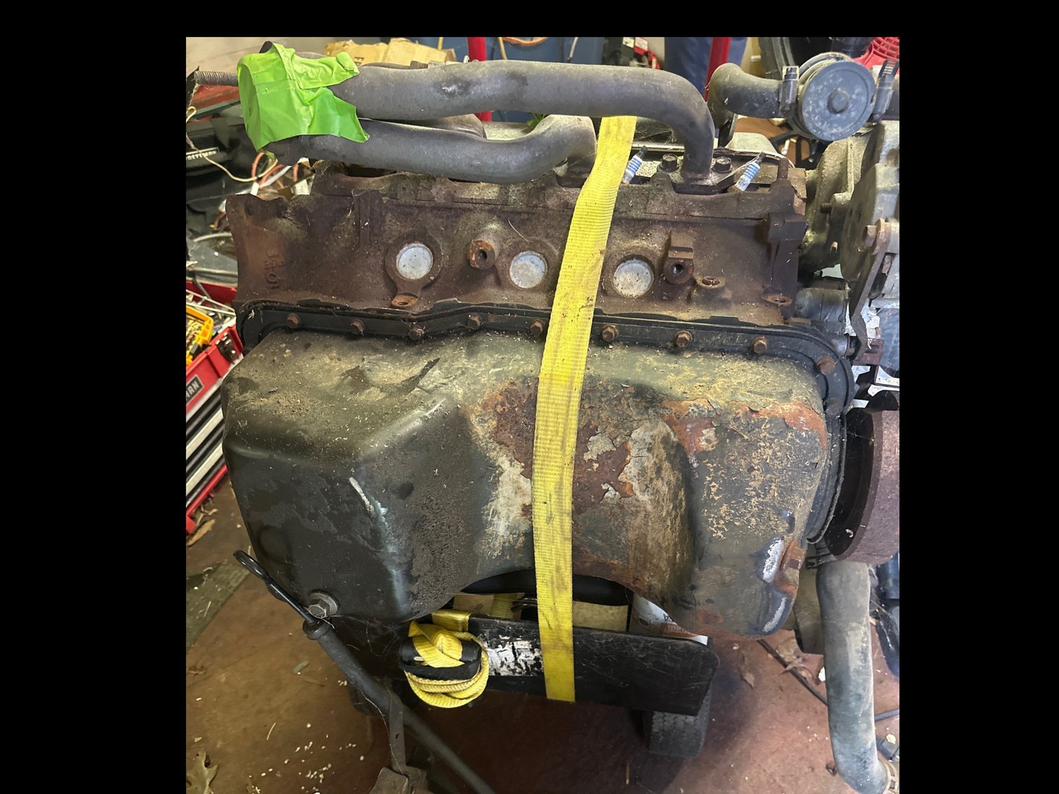 Image for Ford Mustang 8 cylinder motor and a Transmission that may or may not go into a Ford.