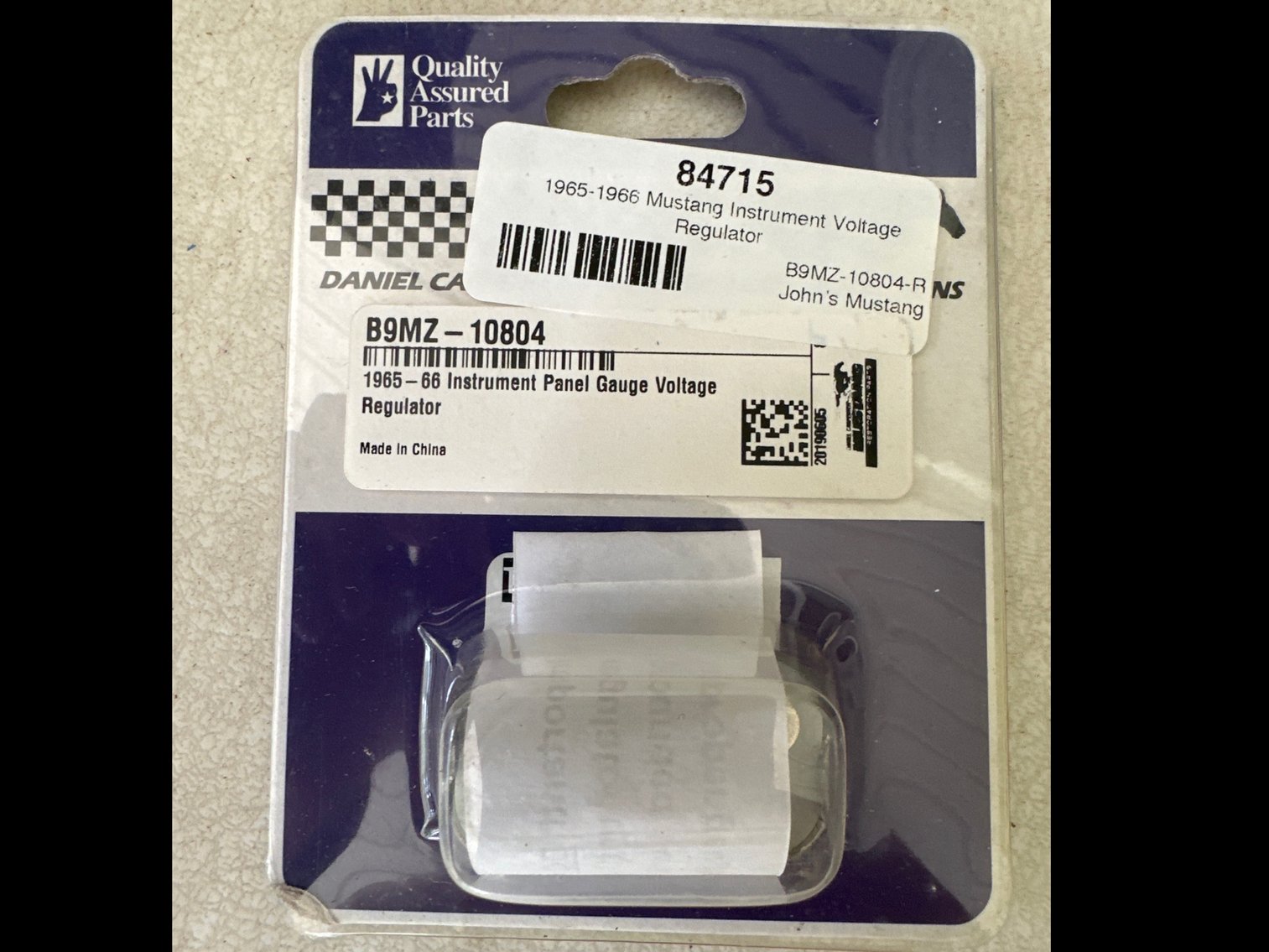 Image for Instrument voltage regulator