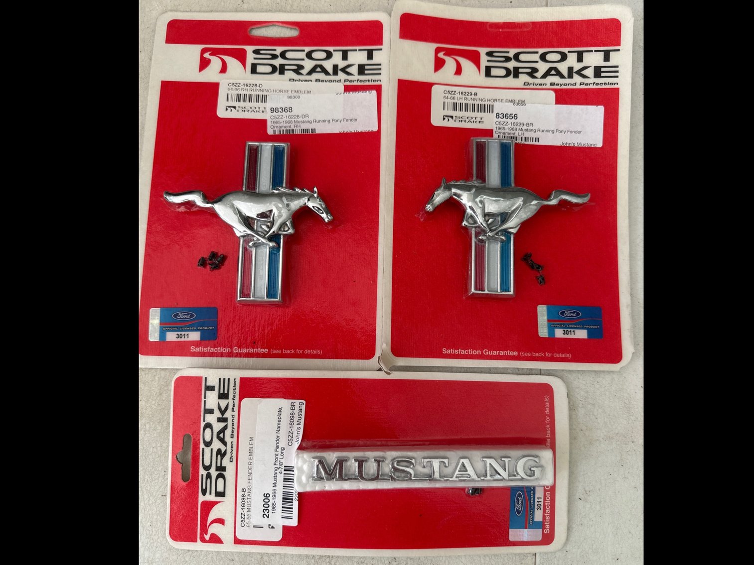 Image for Mustang emblems