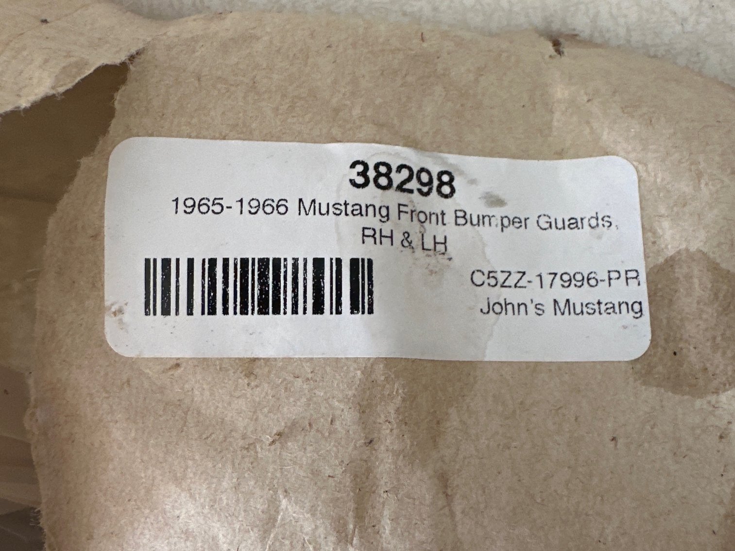 Image for Front bumper guards Lh & Rh