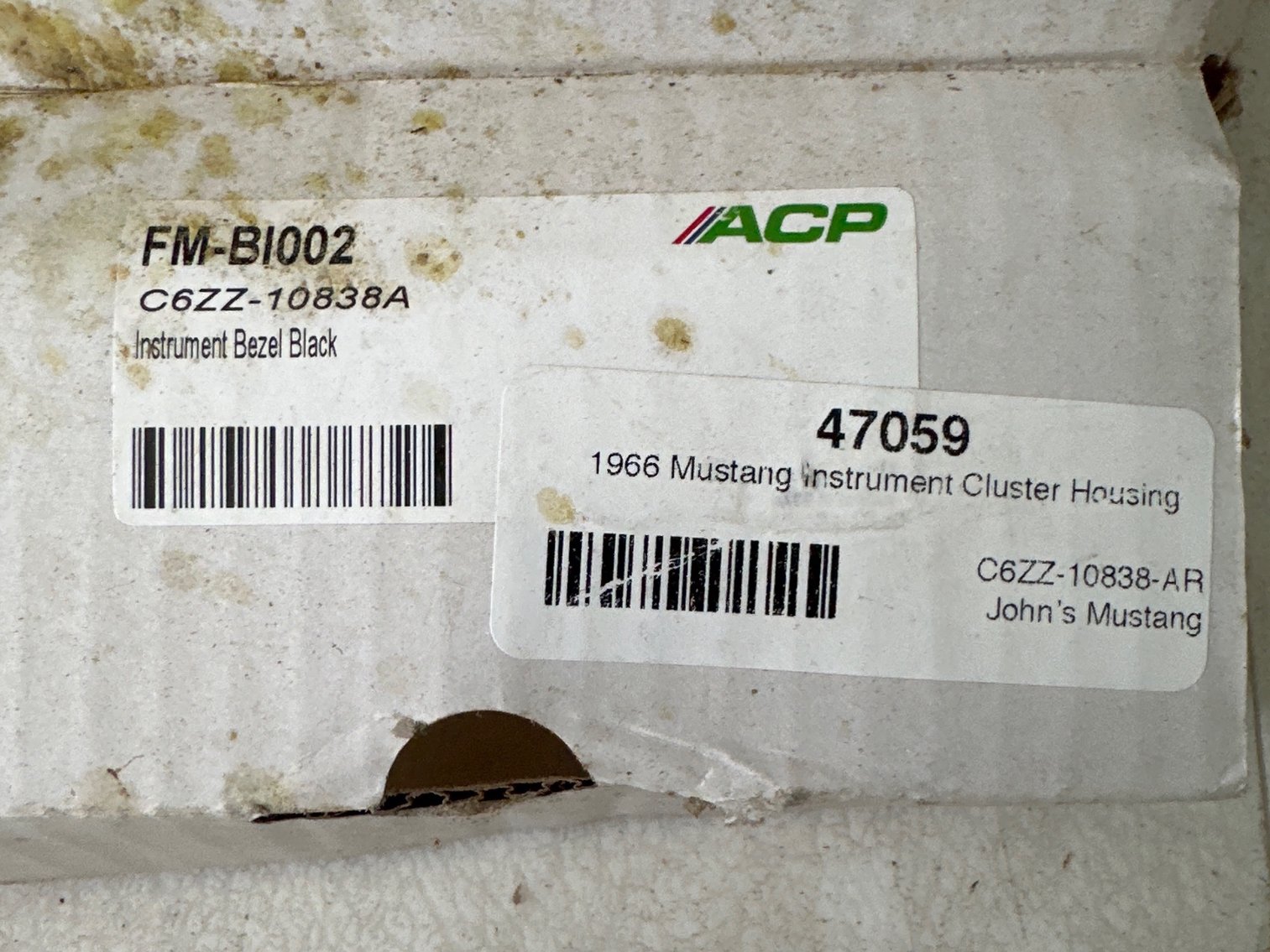 Image for Instrument cluster housing