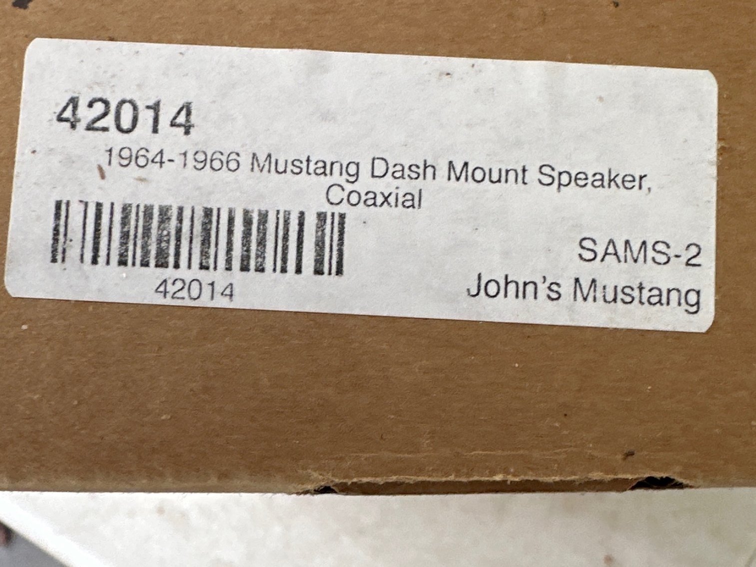 Image for Dash mount speaker