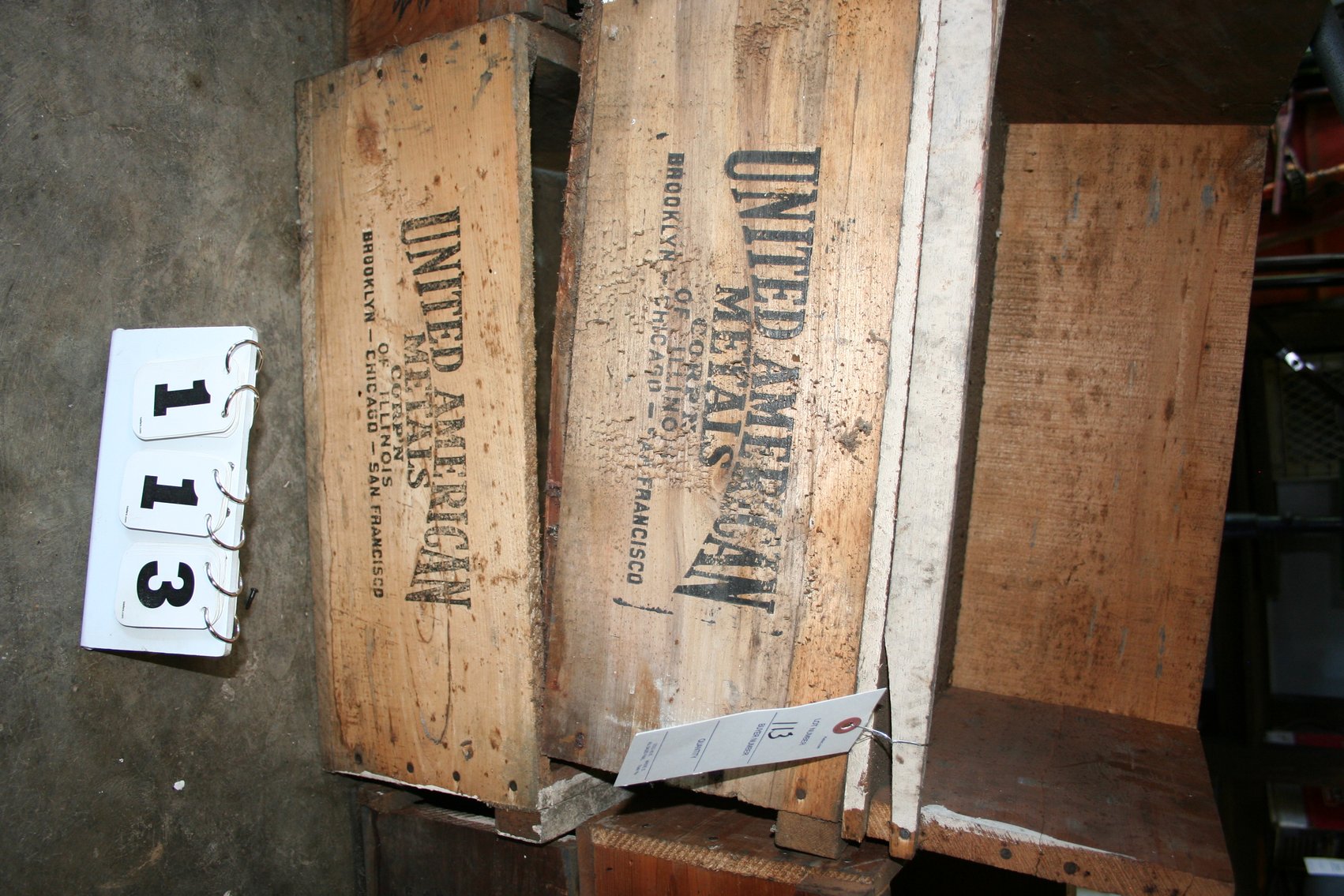 Image for Advertisement Wood Crates