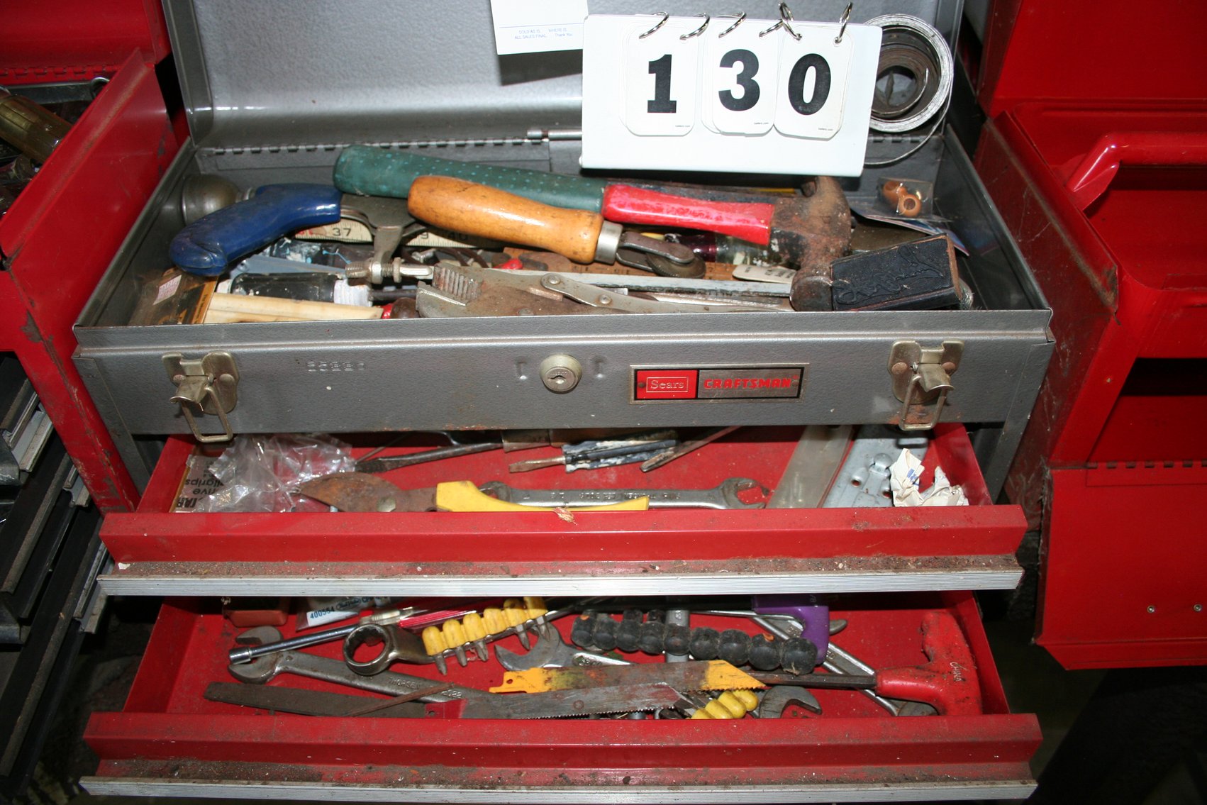 Image for Sears Craftsman Tool Box & Contents