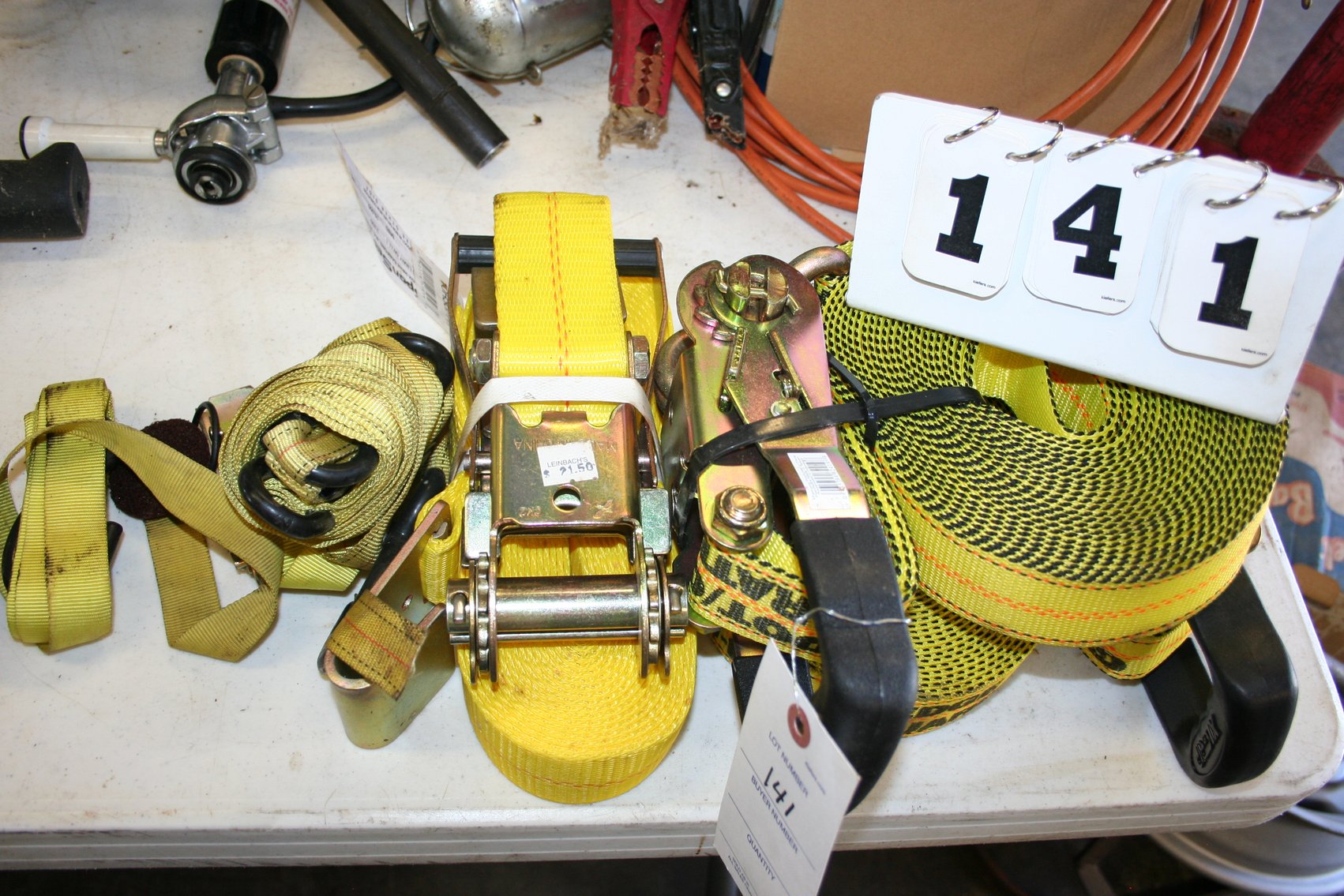 Image for Ratchet Tie Down Straps (New) 2 X 30 (3)