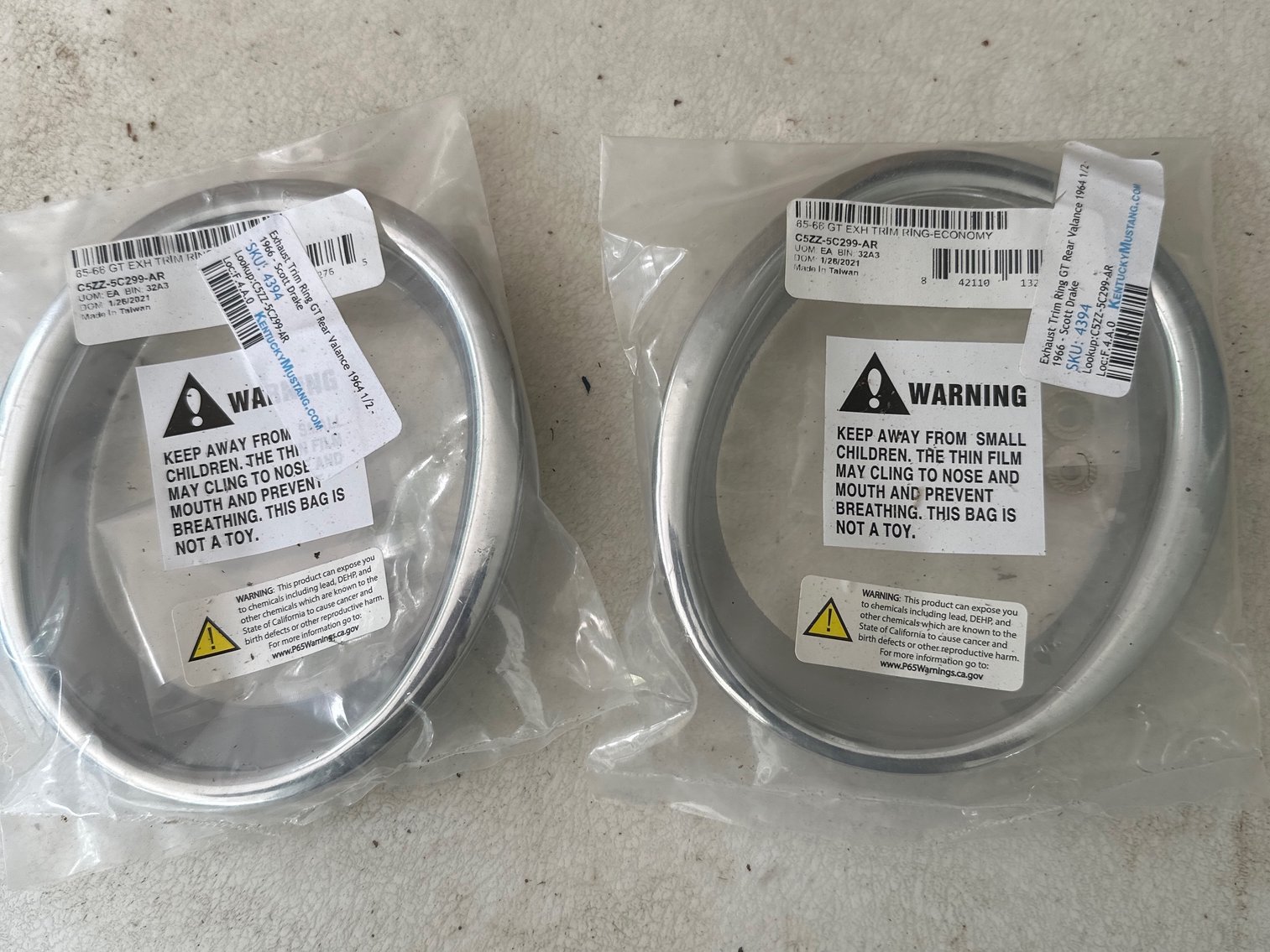 Image for Gt Exh trim ring set