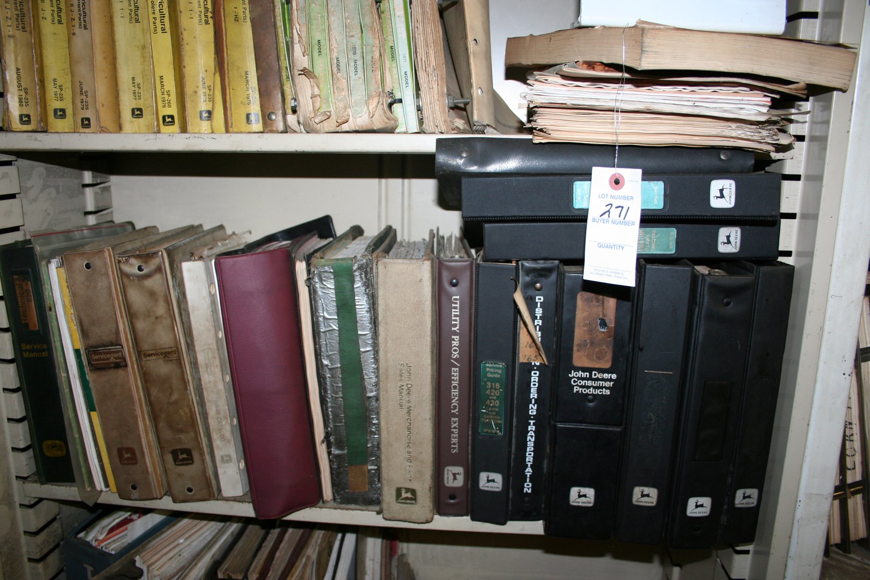 Image for John Deere Shop Manuels (Shelf Included)