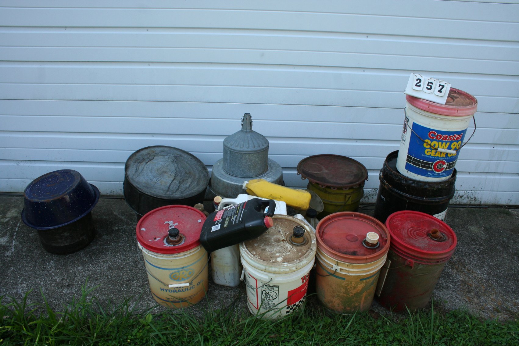 Image for Buckets and Used Oil