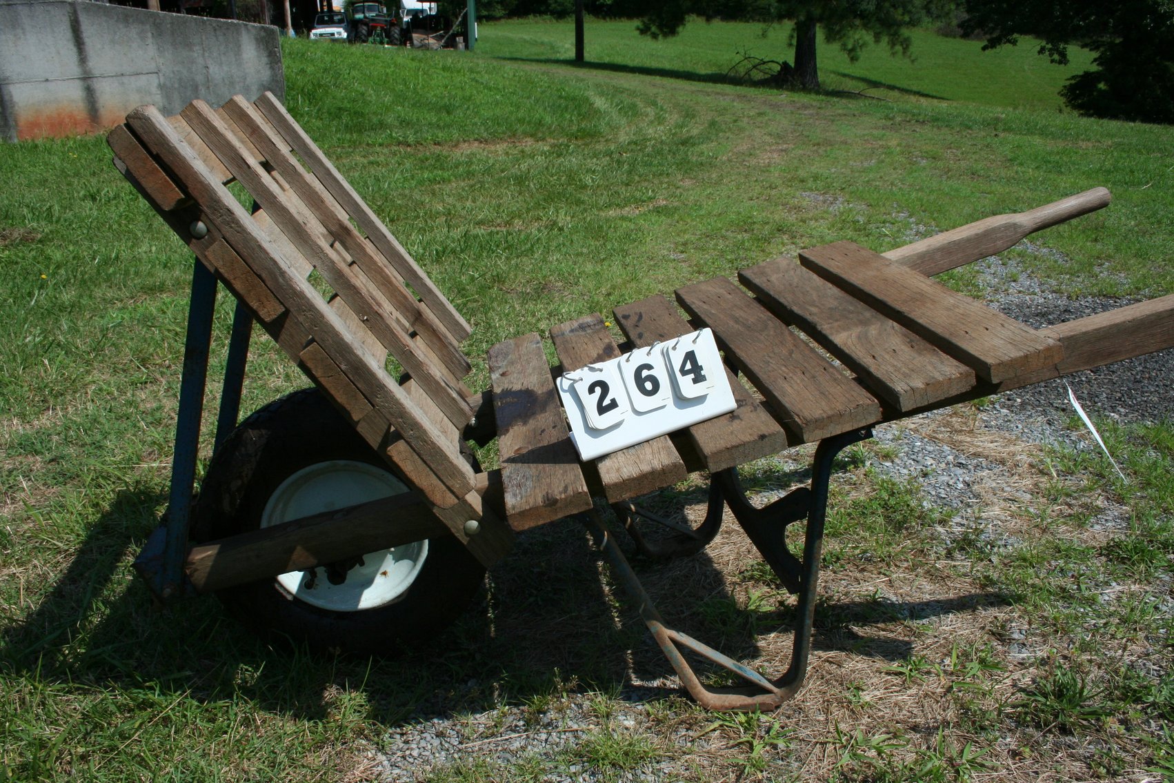Image for Gardner Wooden Wheel Barrow
